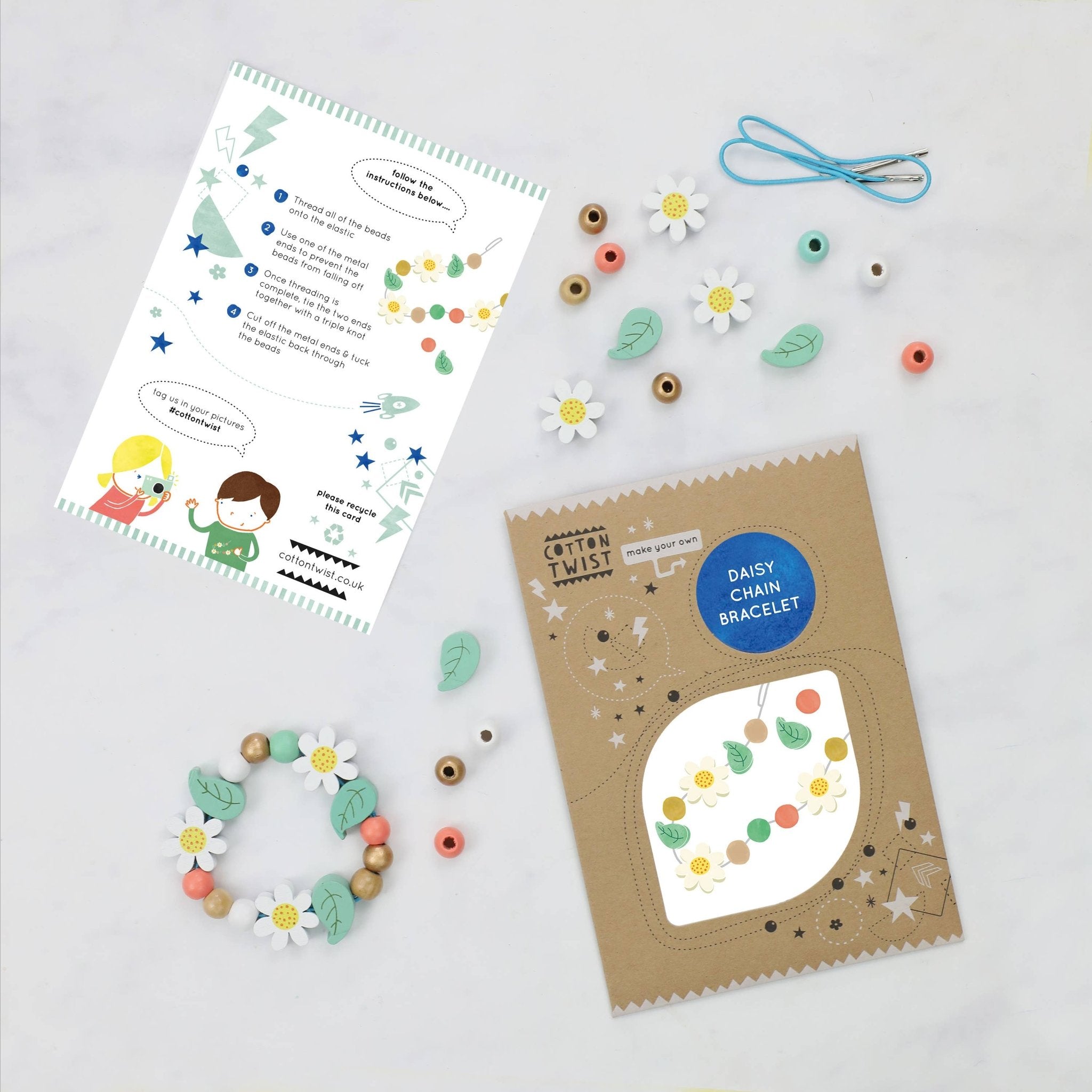 Make Your Own Daisy Chain Bracelet - bubblegum market