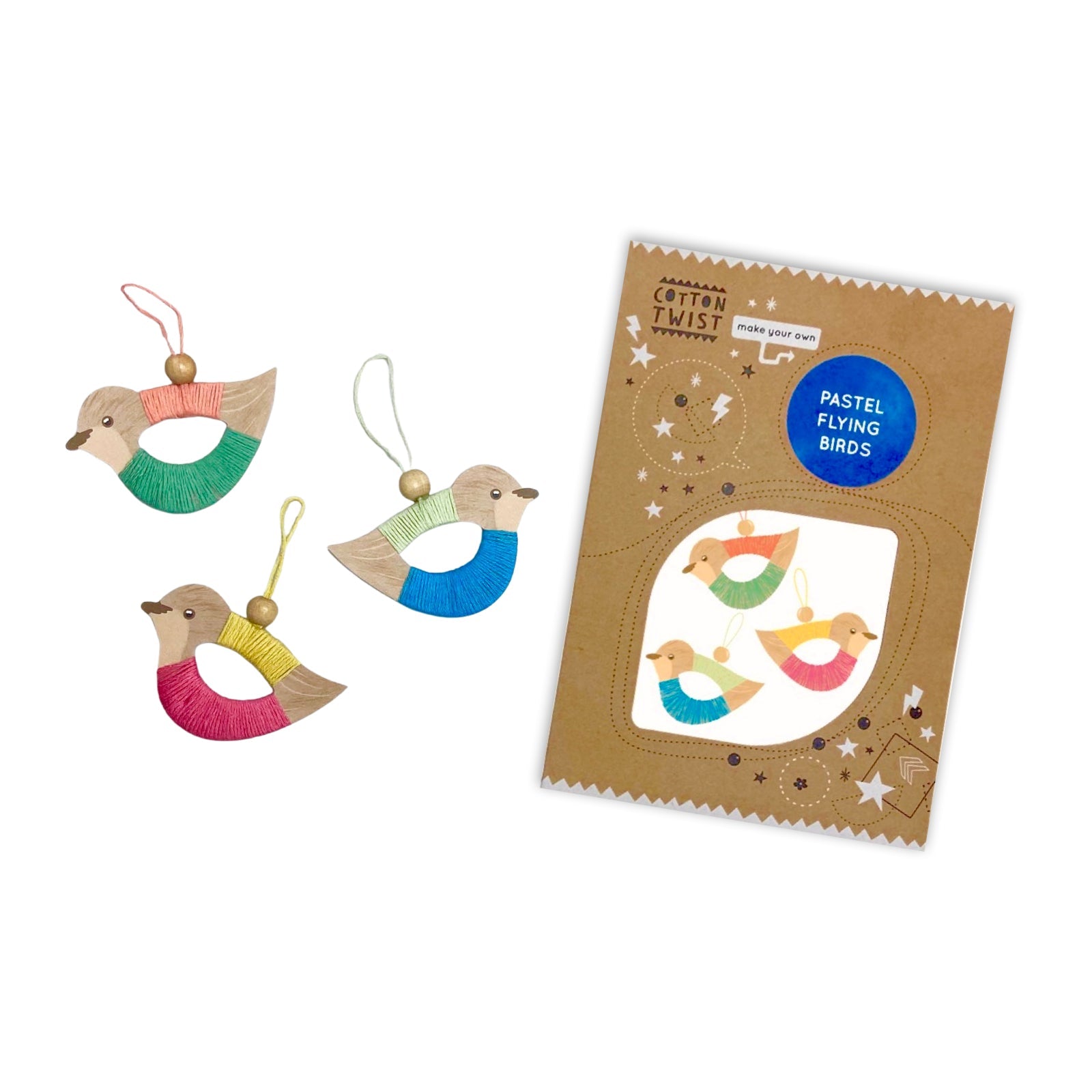 Make Your Own Flying Bird Ornaments - bubblegum market