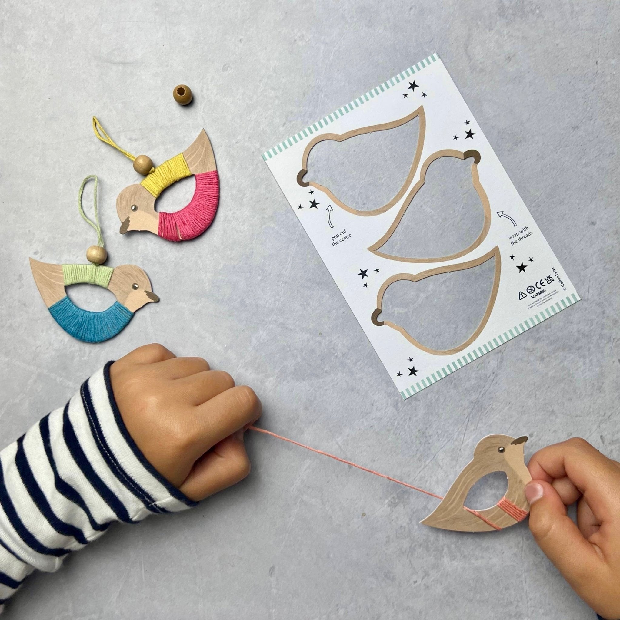 Make Your Own Flying Bird Ornaments - bubblegum market