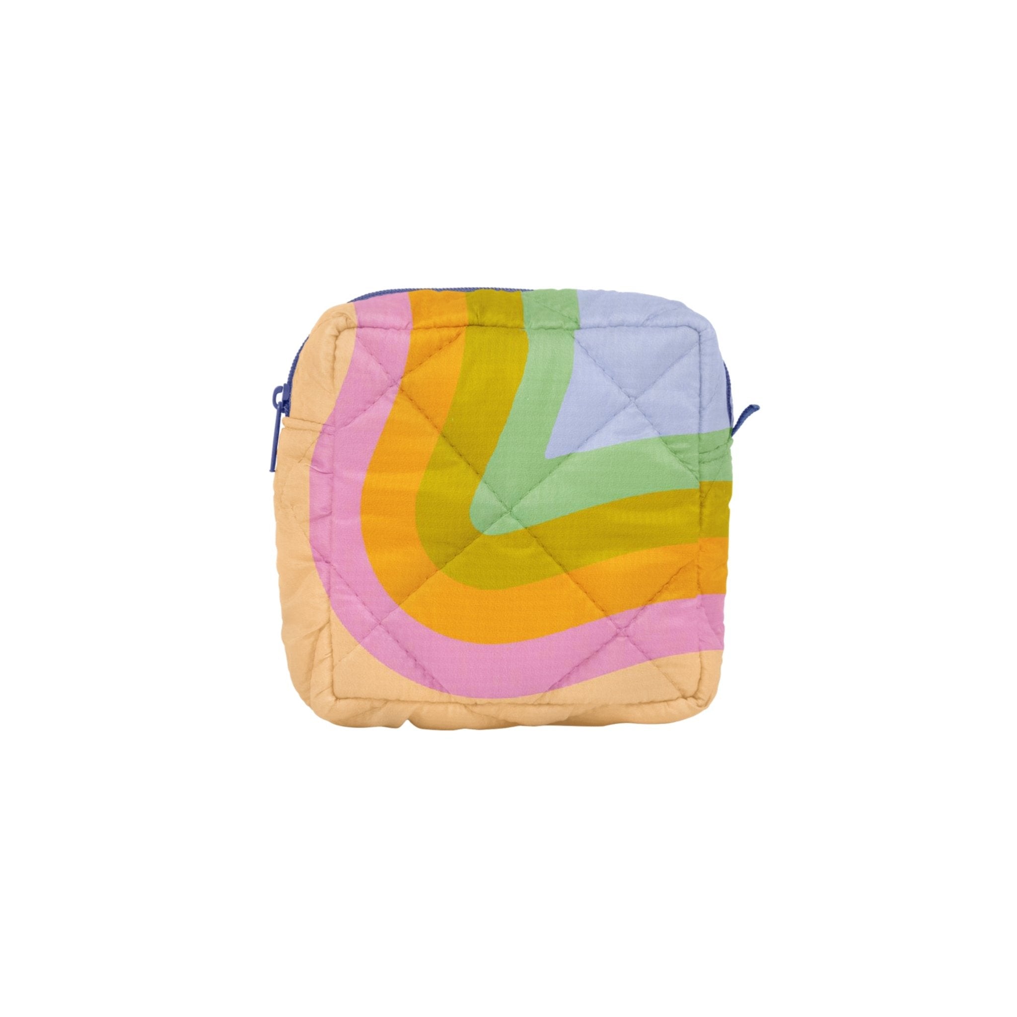 Making Waves Puffy Mod Pouch - bubblegum market