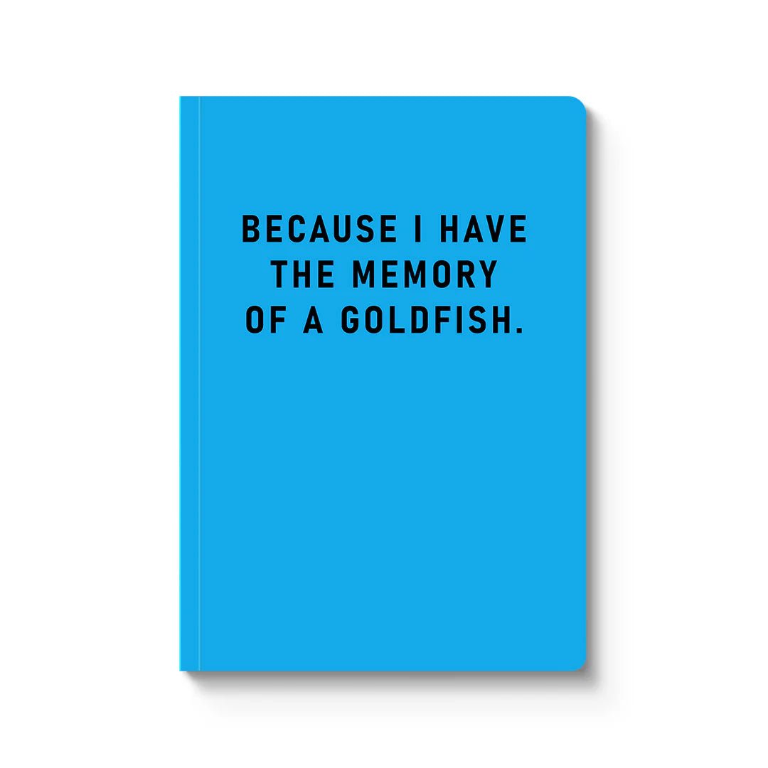 Memory Of A Goldfish A5 Notebook - bubblegum market