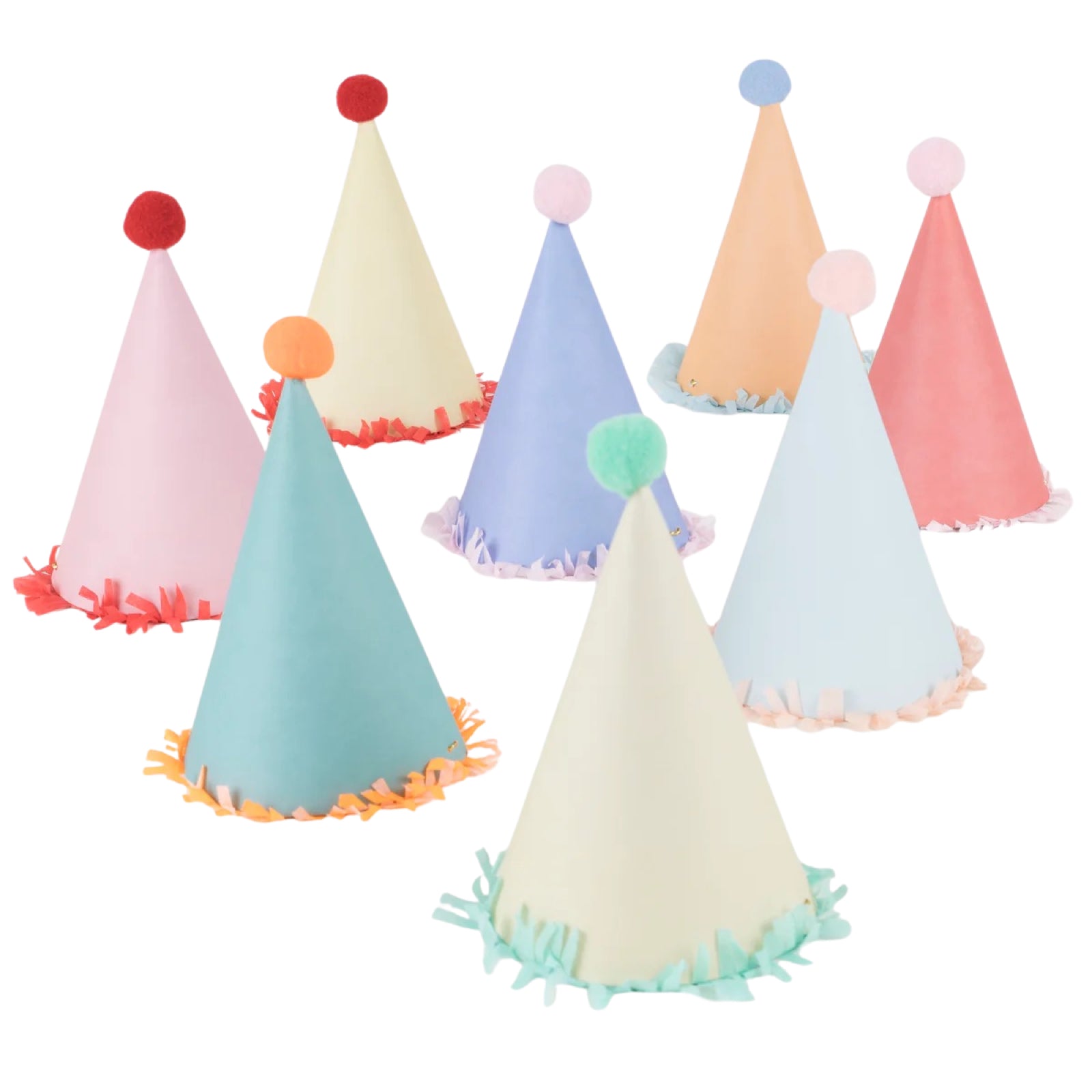 Meri Meri Large Party Hats - bubblegum market