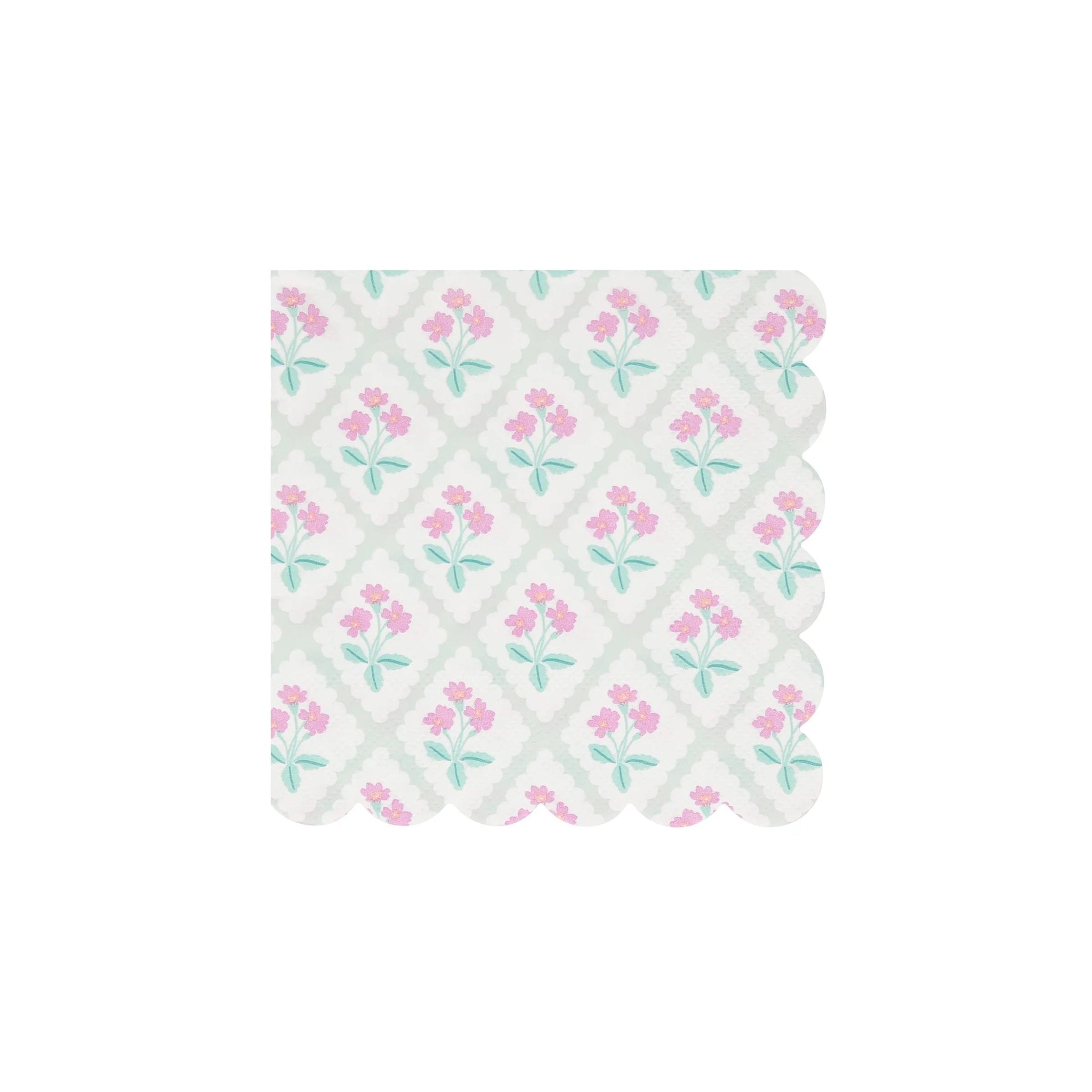 Meri Meri Party Bloomsbury Floral Pattern Small Napkins - bubblegum market