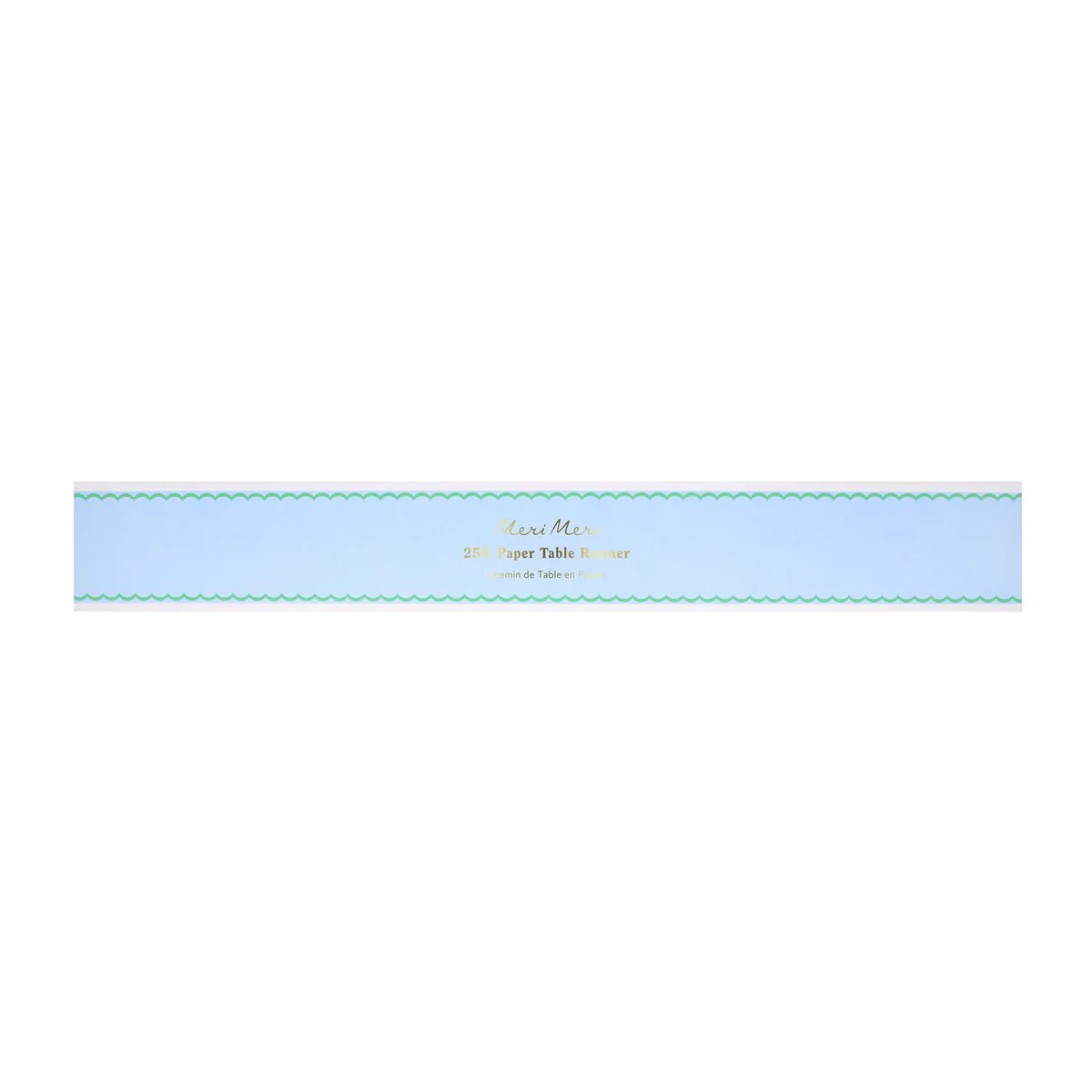 Meri Meri Party Blue / Green Paper Table Runner 25ft - bubblegum market