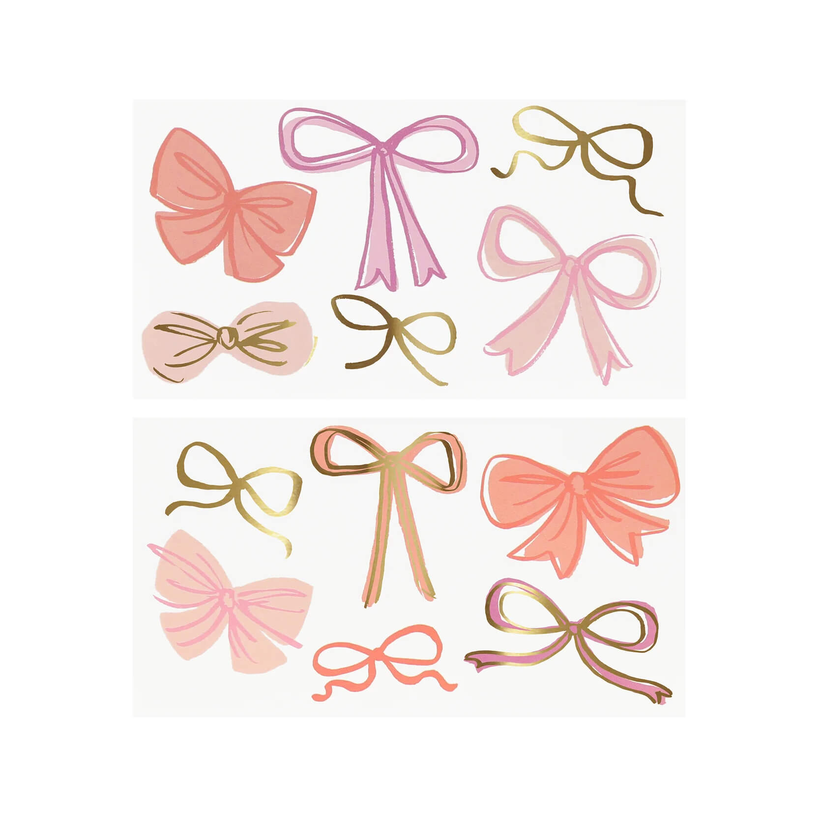 Meri Meri Party Bow Tattoos - bubblegum market