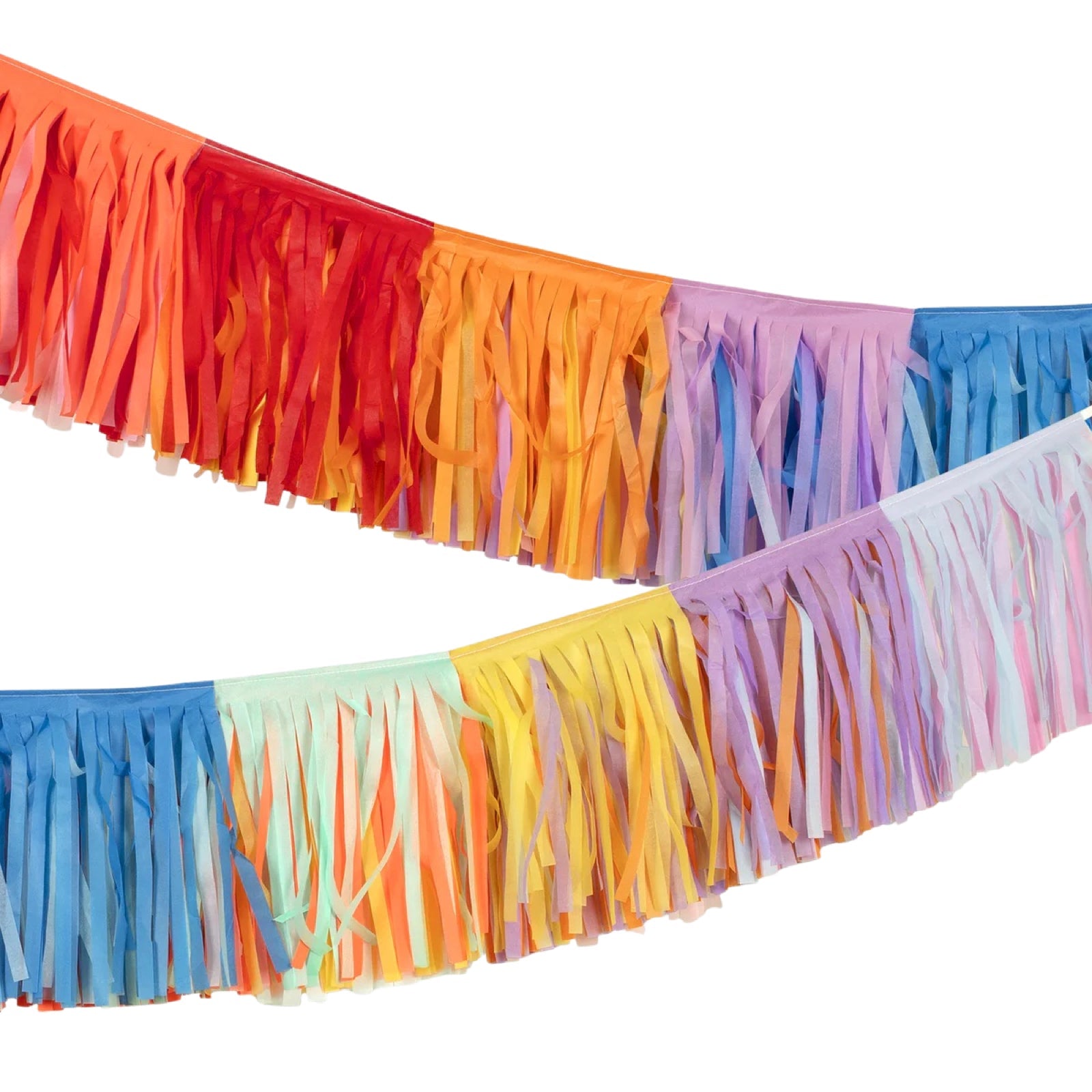 Meri Meri Party Bright Multi - Color Fringe Garland - bubblegum market