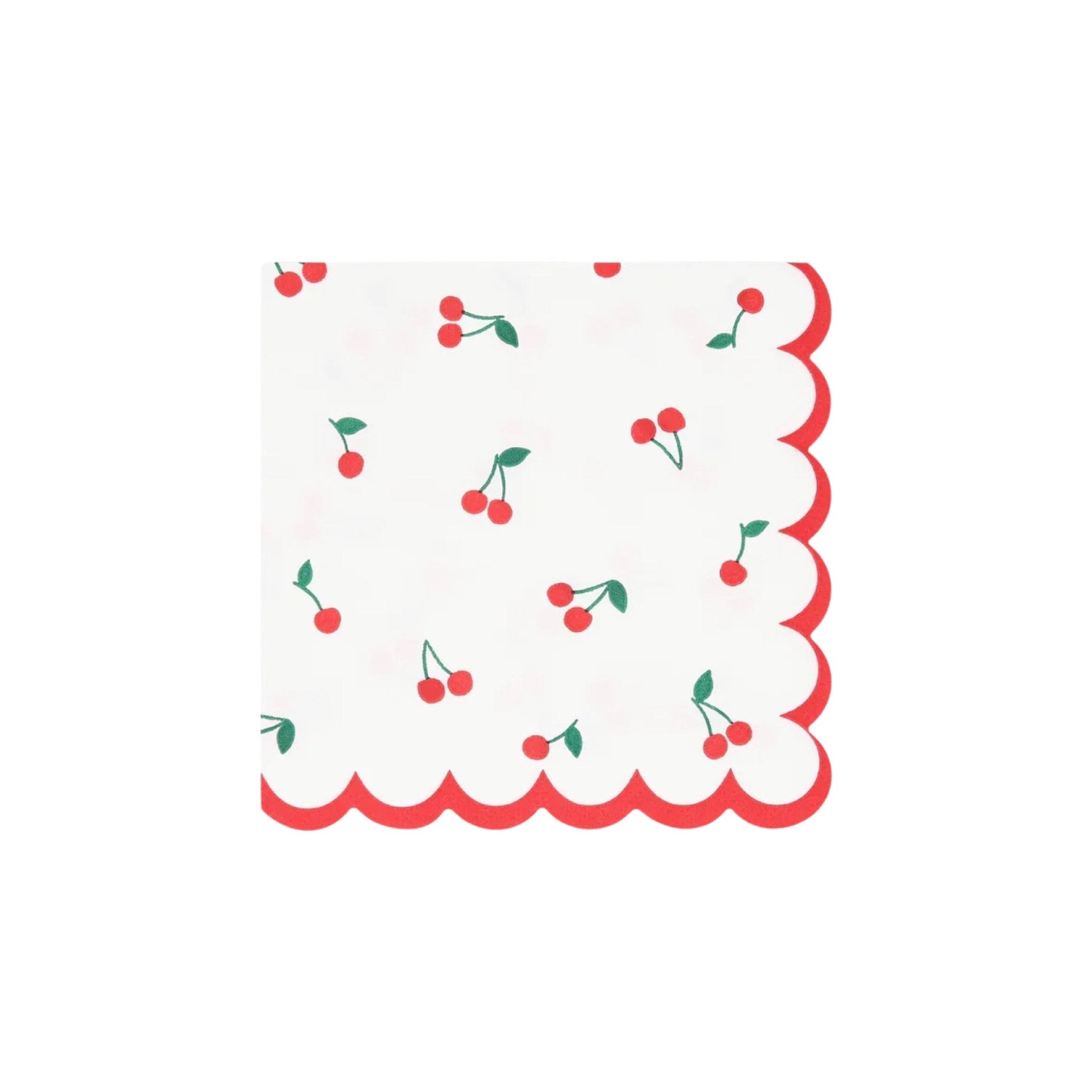 Meri Meri Party Cherry Pattern Small Napkins - bubblegum market