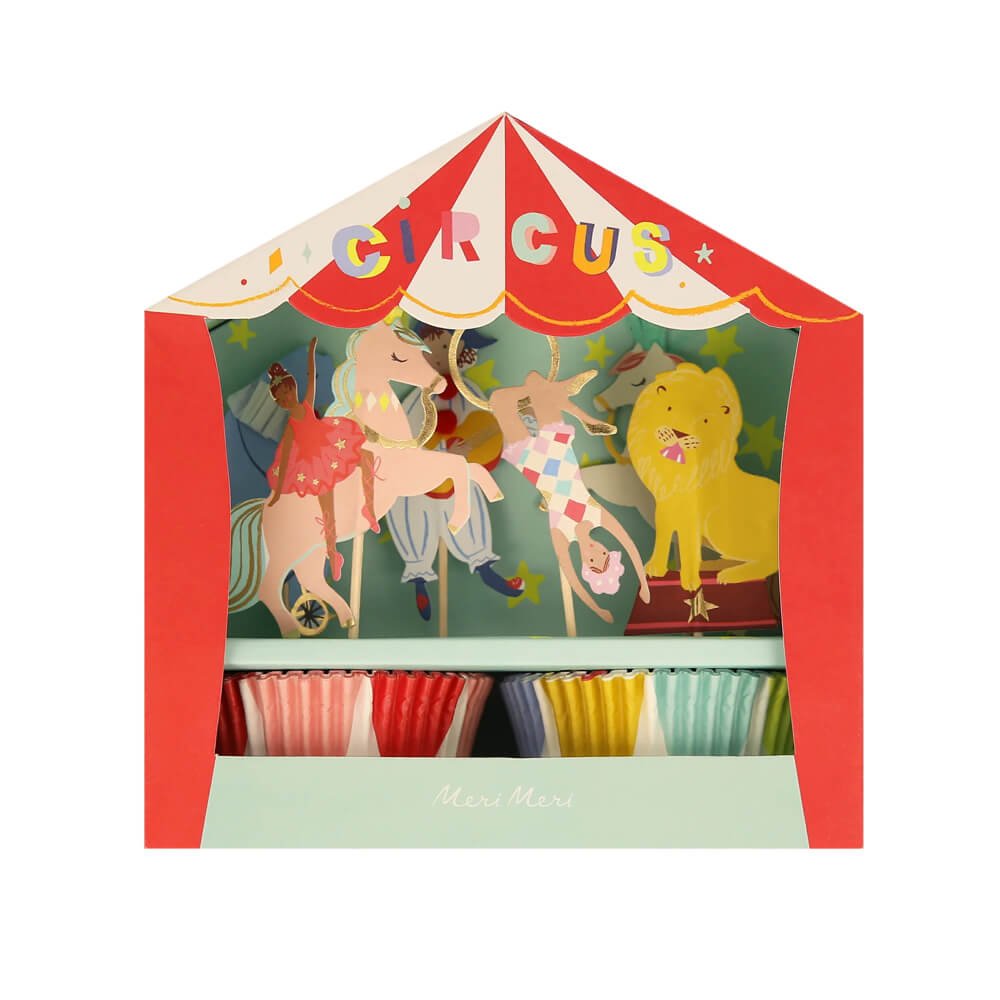 Meri Meri Party Circus Cupcake Kit - bubblegum market