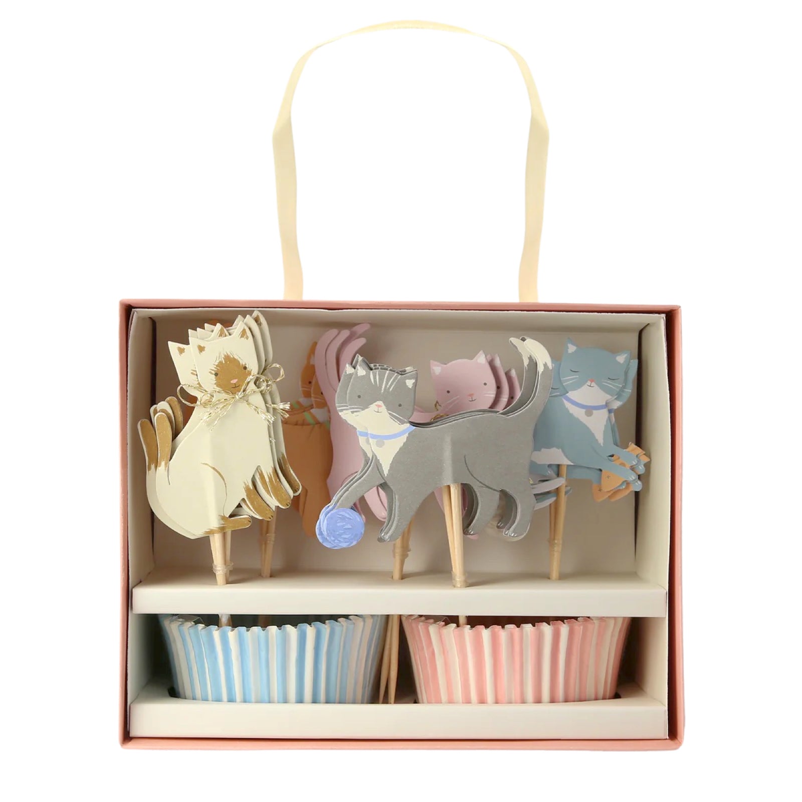 Meri Meri Party Cute Kittens Cupcake Kit - bubblegum market
