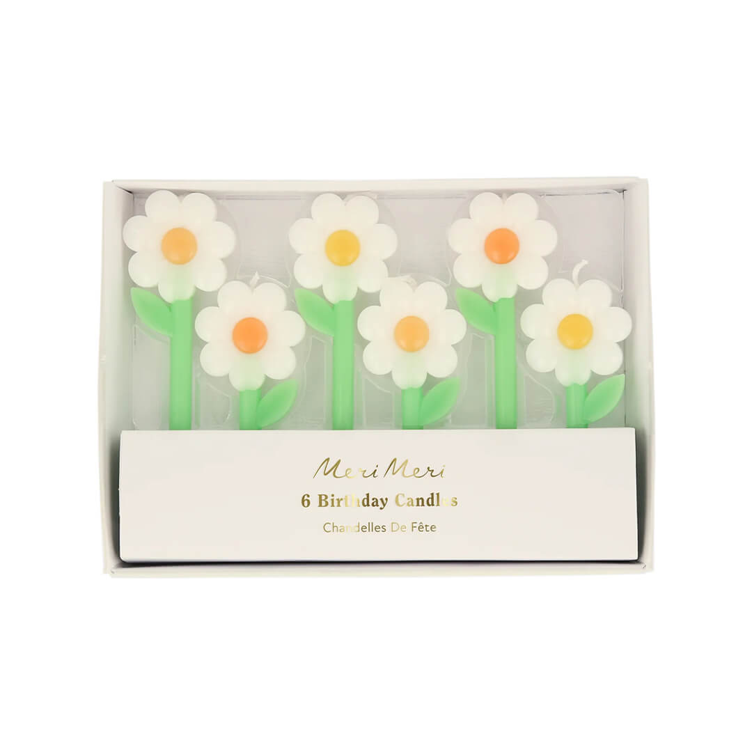 Meri Meri Party Daisy Birthday Candles - bubblegum market