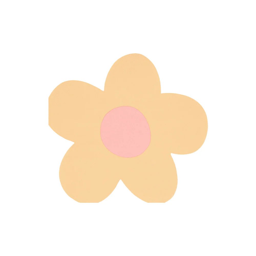 Meri Meri Party Daisy Shaped Napkins - bubblegum market