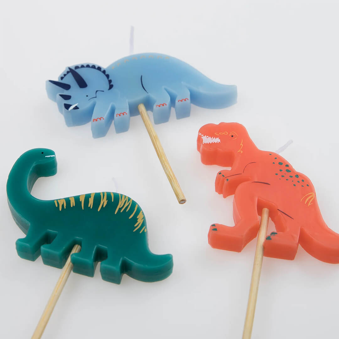 Meri Meri Party Dinosaur Candles - bubblegum market