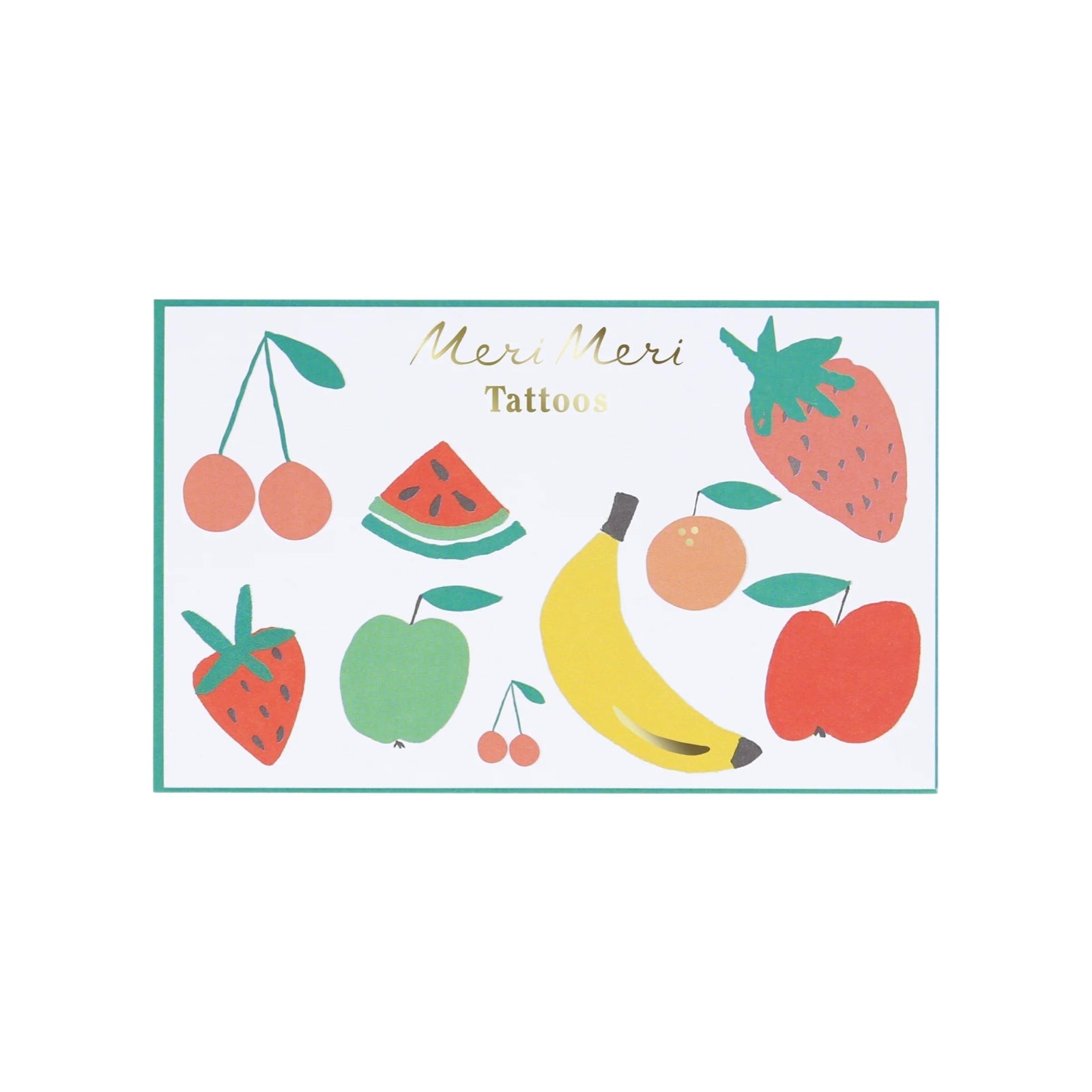 Meri Meri Party Fruit Tattoos - bubblegum market