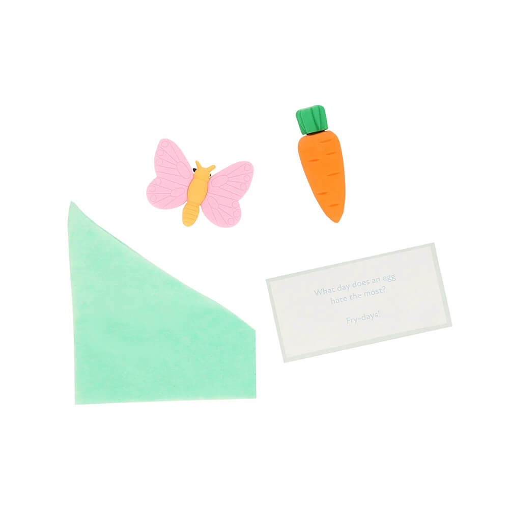 Meri Meri Party Gingham Bow Bunny Crackers - bubblegum market