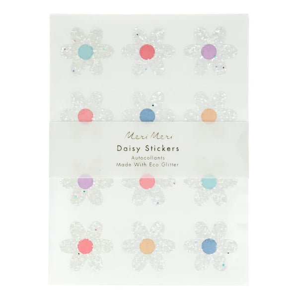 Meri Meri Party Glitter Daisy Stickers - bubblegum market