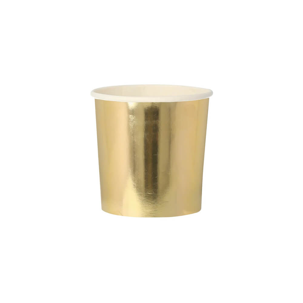 Meri Meri Party Gold Tumbler Cups - bubblegum market