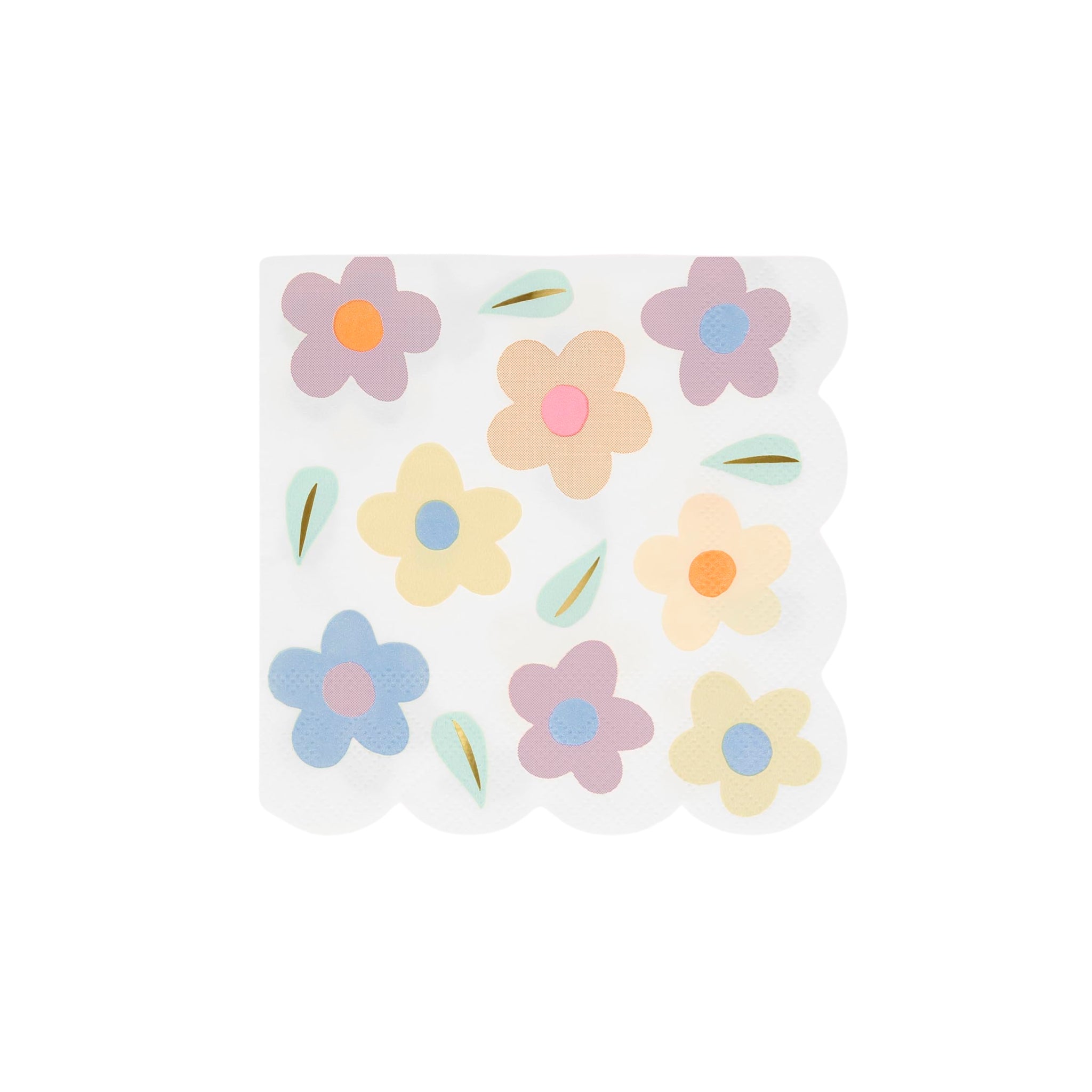 Meri Meri Party Happy Flowers Small Napkins - bubblegum market