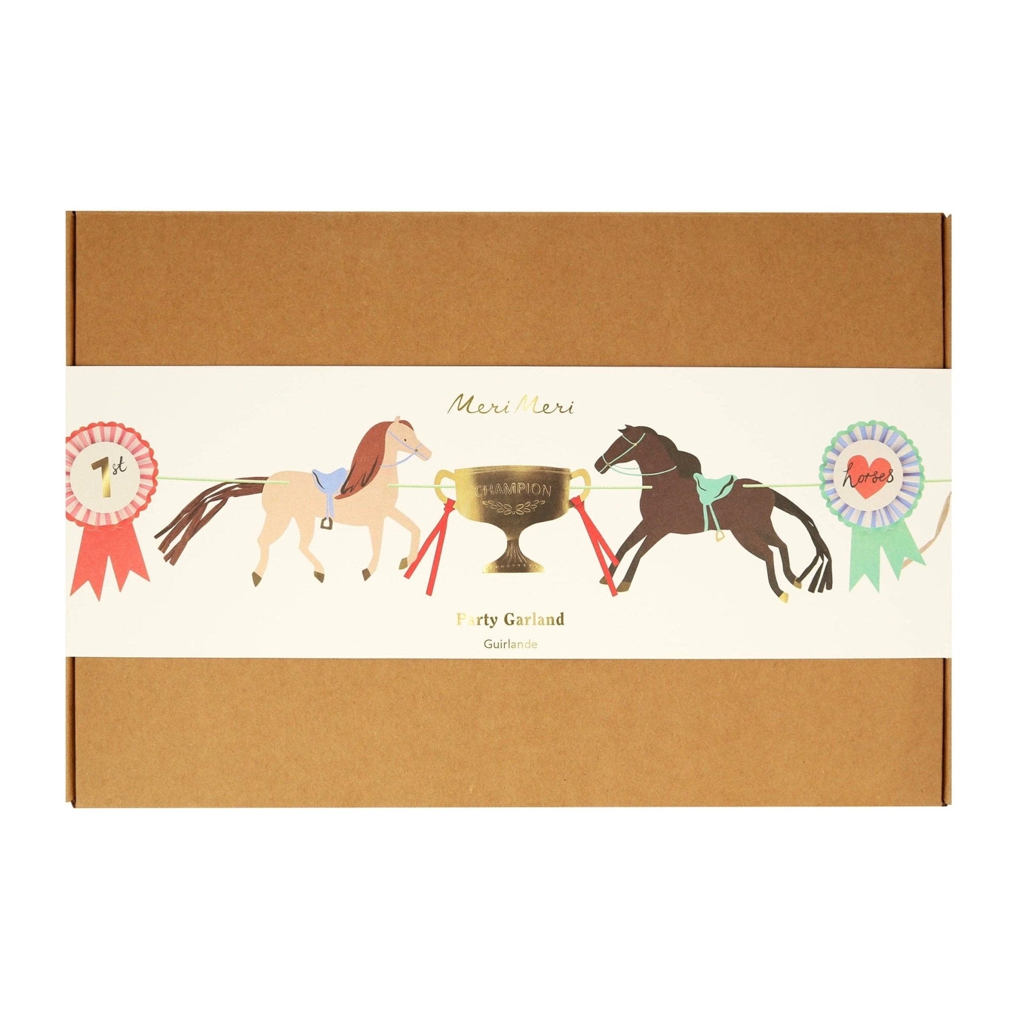 Meri Meri Party Horse Garland - bubblegum market