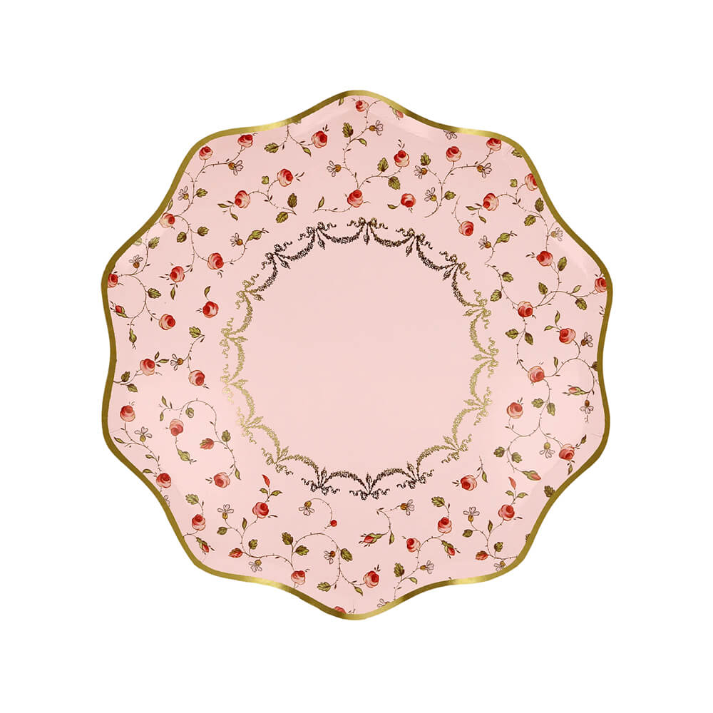 Meri Meri Party Laduree Marie - Antoinette Side Plates 8.5" - bubblegum market
