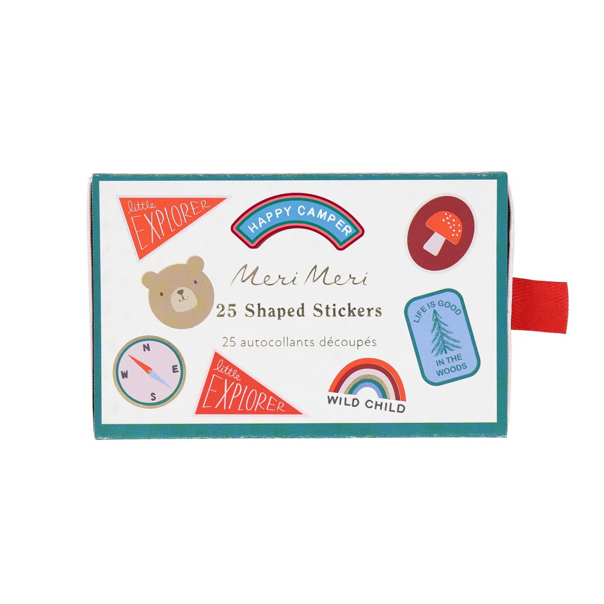 Meri Meri Party Outdoor Adventures Shaped Stickers - bubblegum market