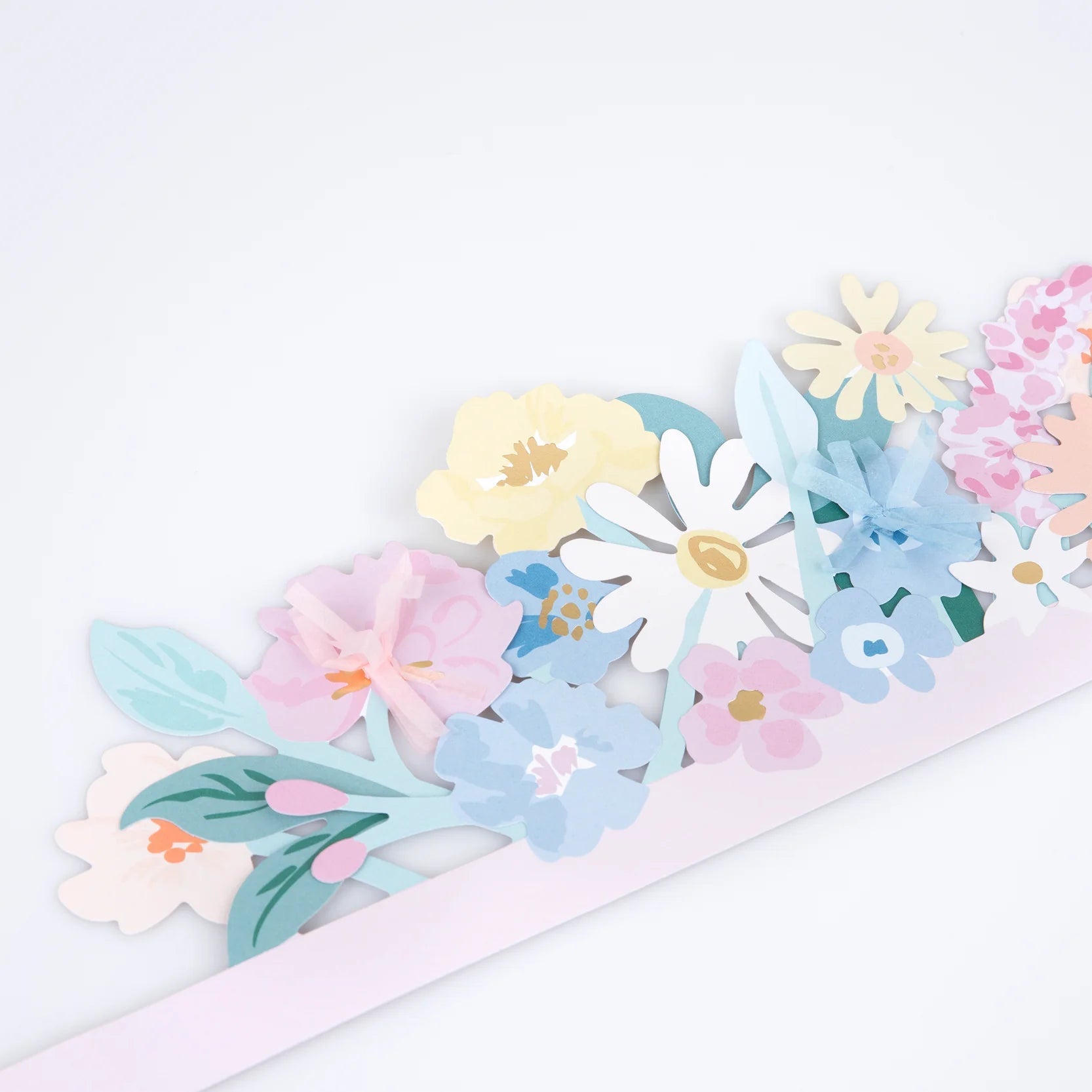 Meri Meri Party Paper Flower Headdress - bubblegum market