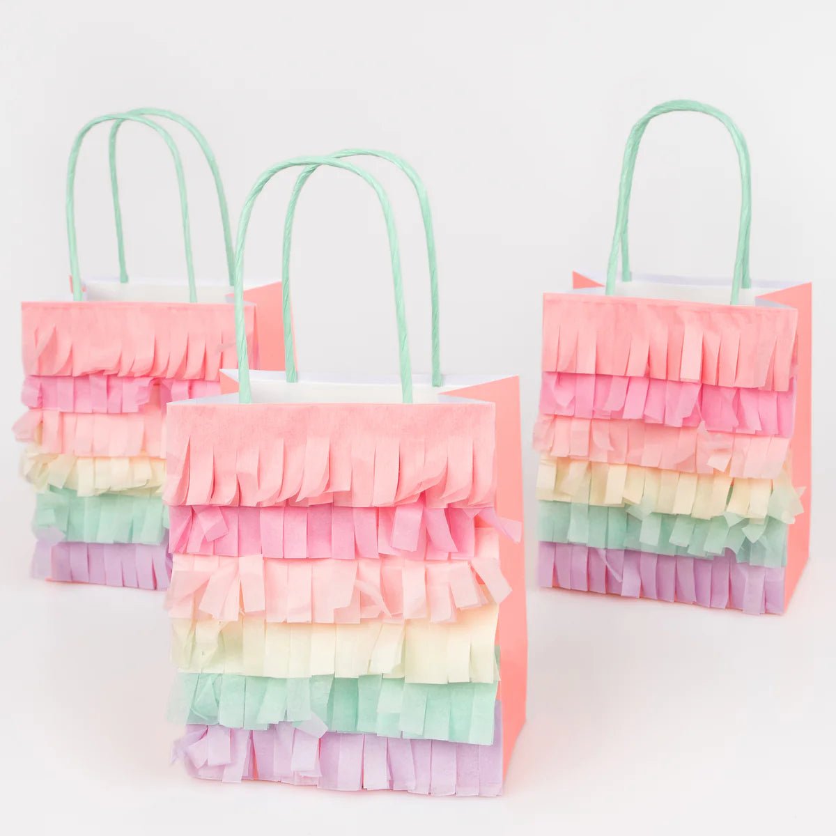 Meri Meri Party Pastel Fringe Favor / Treat Bags - bubblegum market