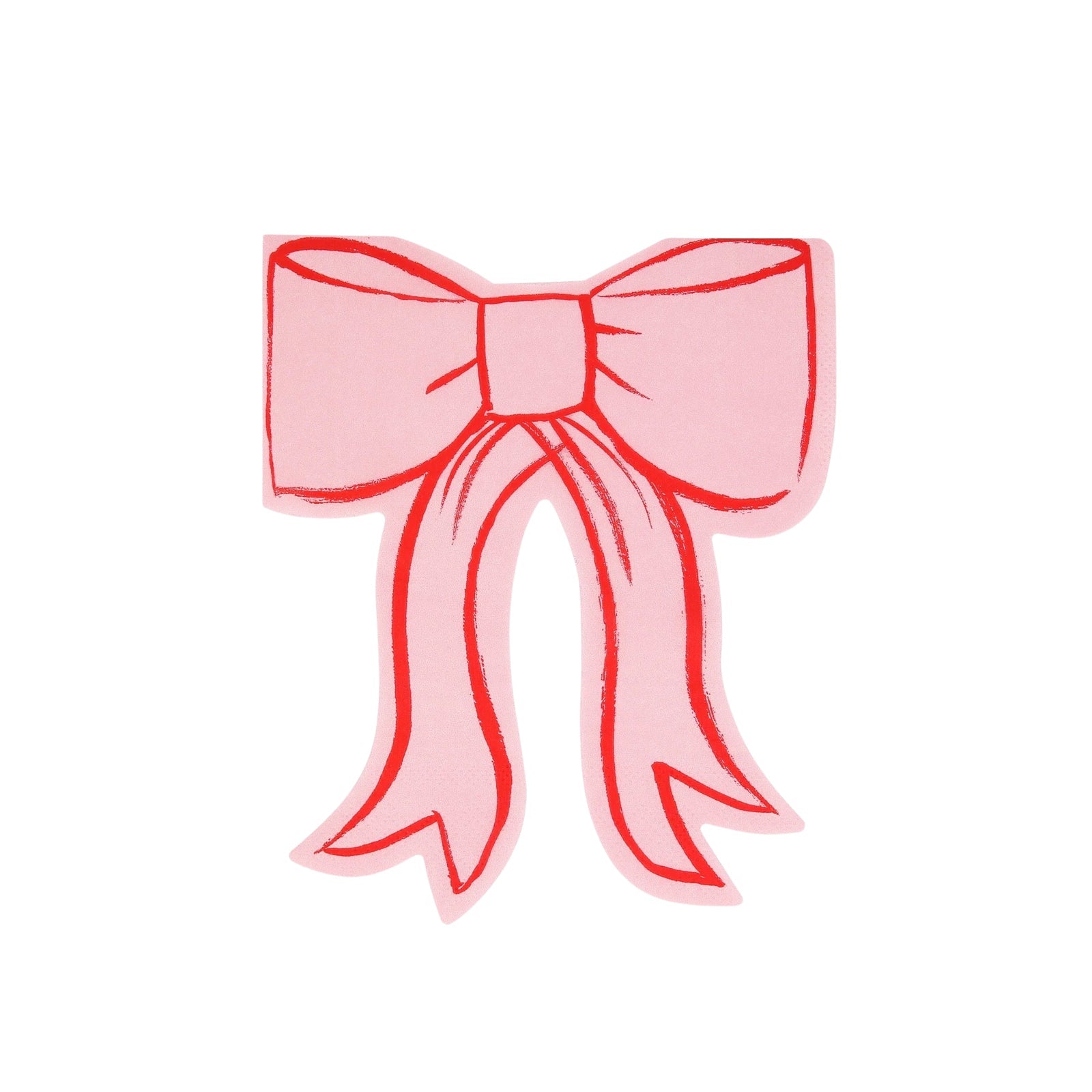 Meri Meri Party Pink Bow Napkins - bubblegum market