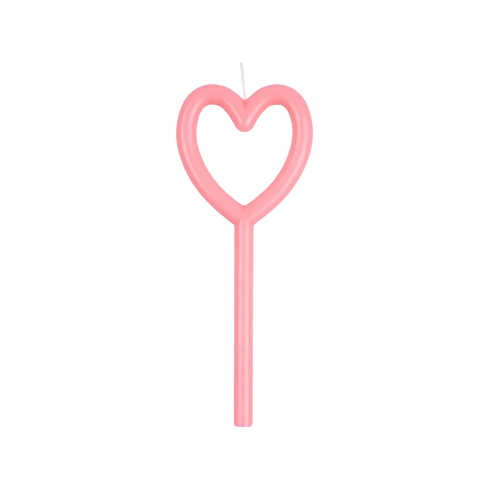 Meri Meri Party Pink Heart Candle - bubblegum market