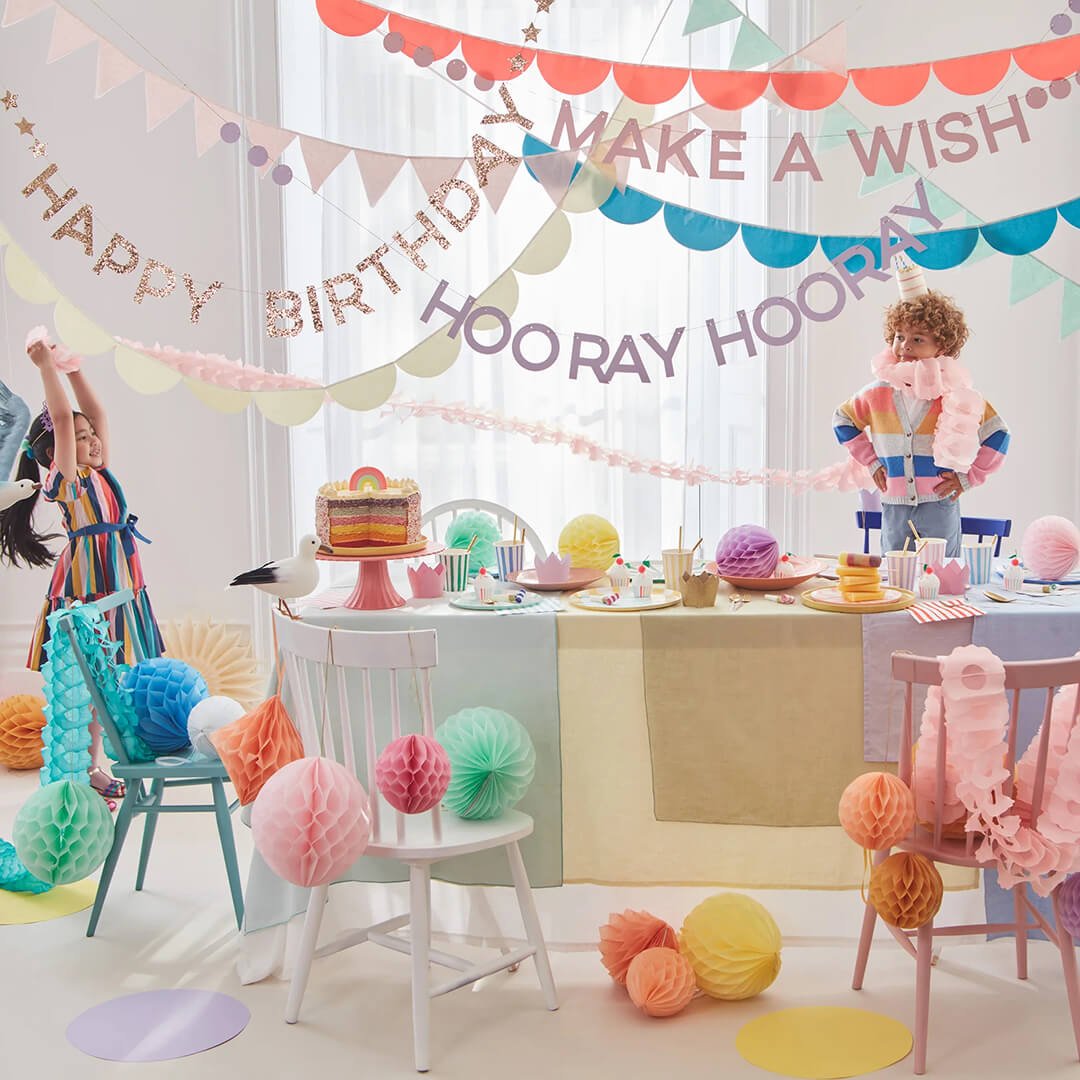 Meri Meri Party Rainbow Birthday Garlands - bubblegum market