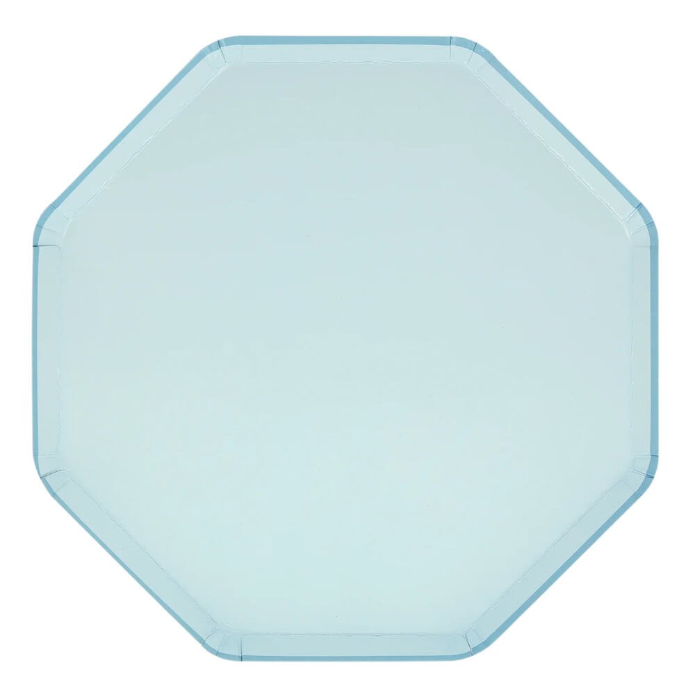 Meri Meri Party Summer Sky Blue Dinner Plates 10.25" - bubblegum market