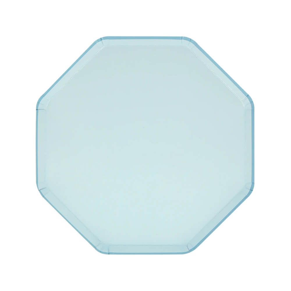 Meri Meri Party Summer Sky Blue Side Plates 8.25" - bubblegum market