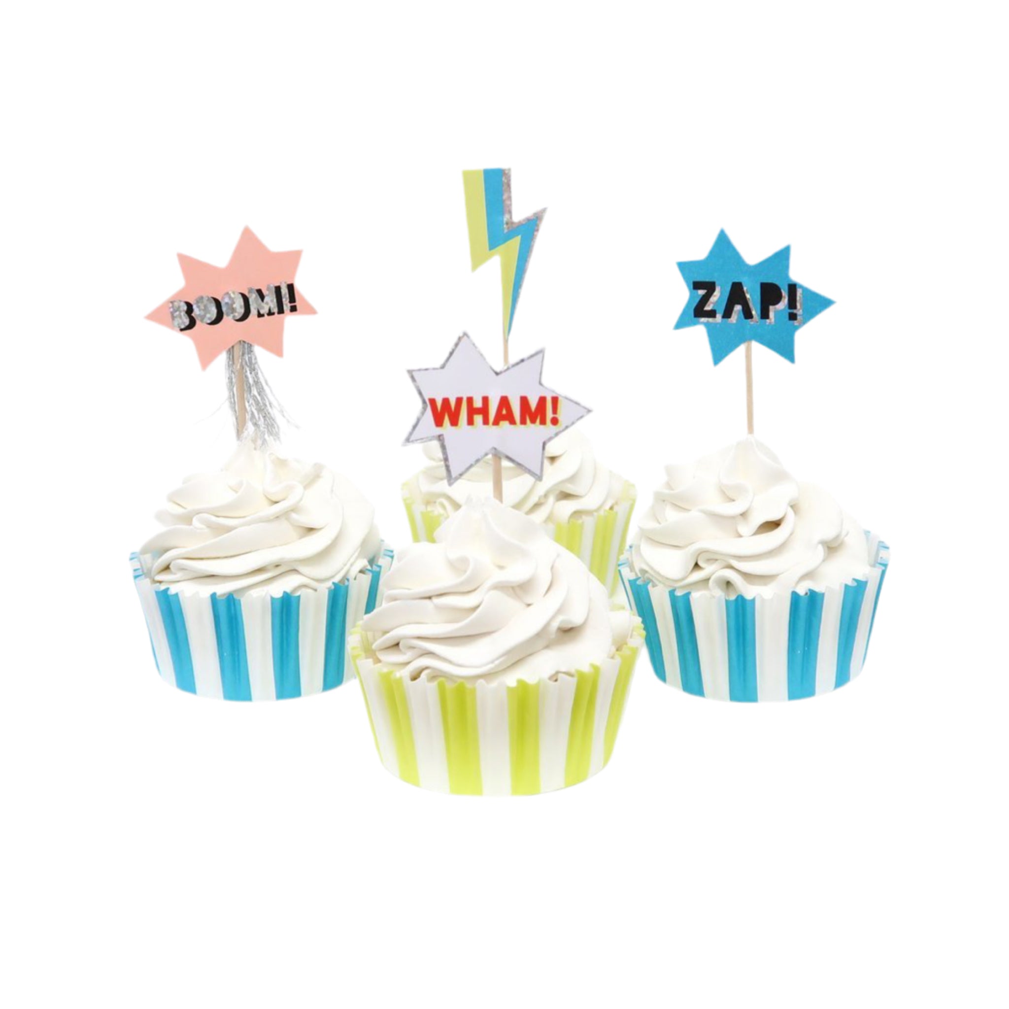 Meri Meri Party Superheros Cupcake Kit - bubblegum market
