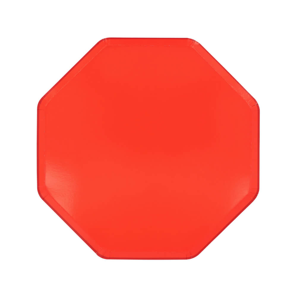 Meri Meri Party Tomato Red Side Plates 8.25" - bubblegum market