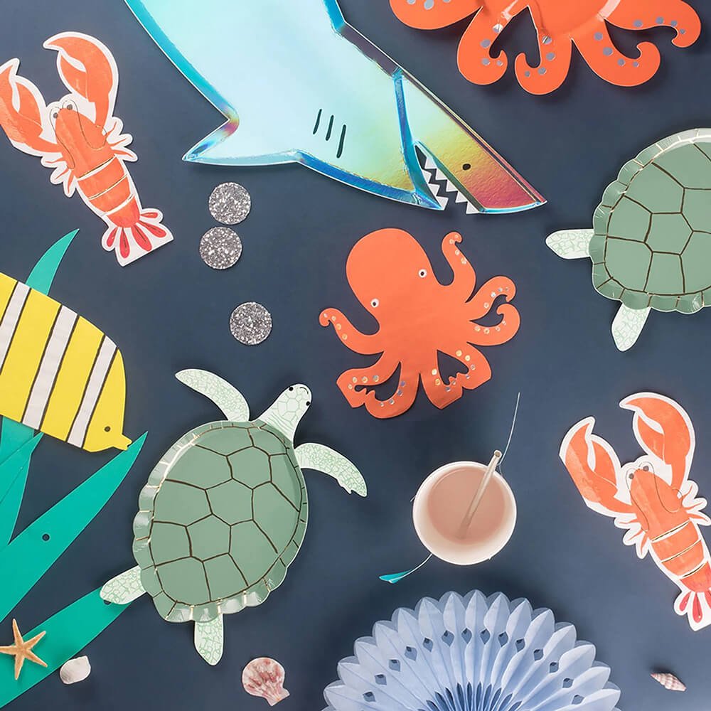 Meri Meri Party Under The Sea Octopus Napkins - bubblegum market