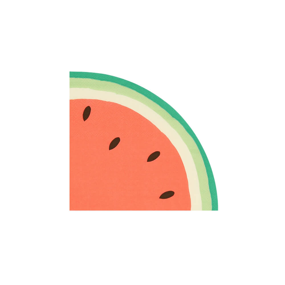 Meri Meri Party Watermelon Slice Napkins - bubblegum market