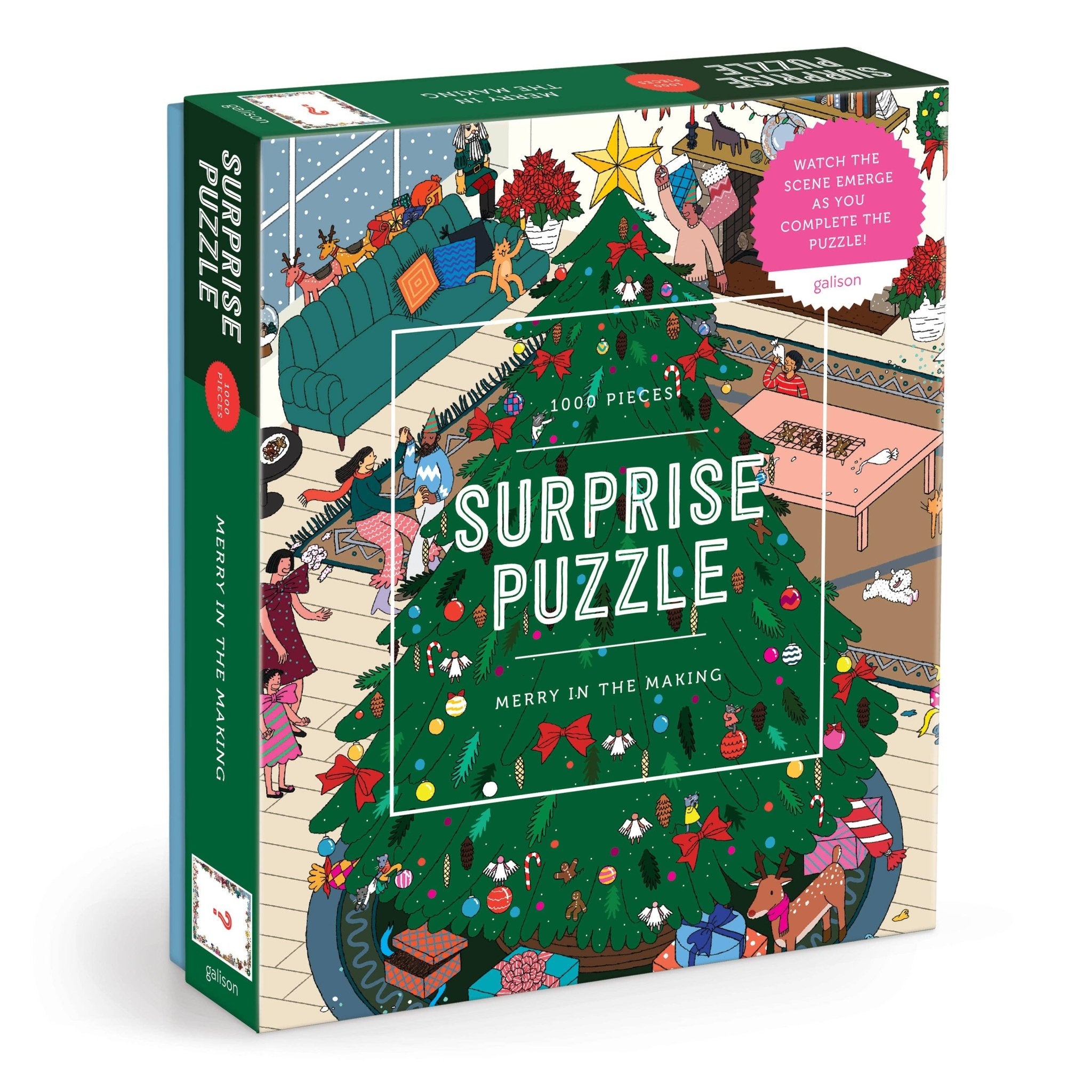 Merry In the Making 1000 Piece Surprise Puzzle - bubblegum market