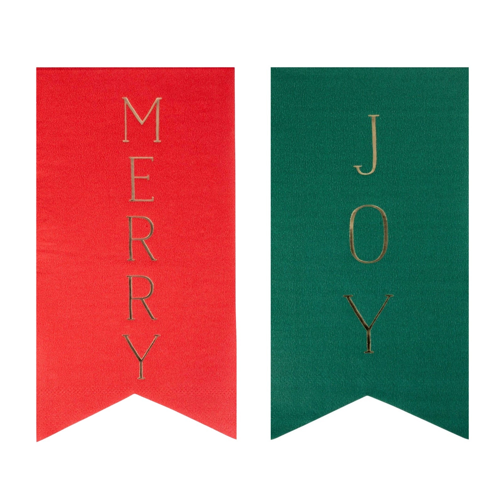 Merry + Joy Holiday Dinner Napkins - bubblegum market