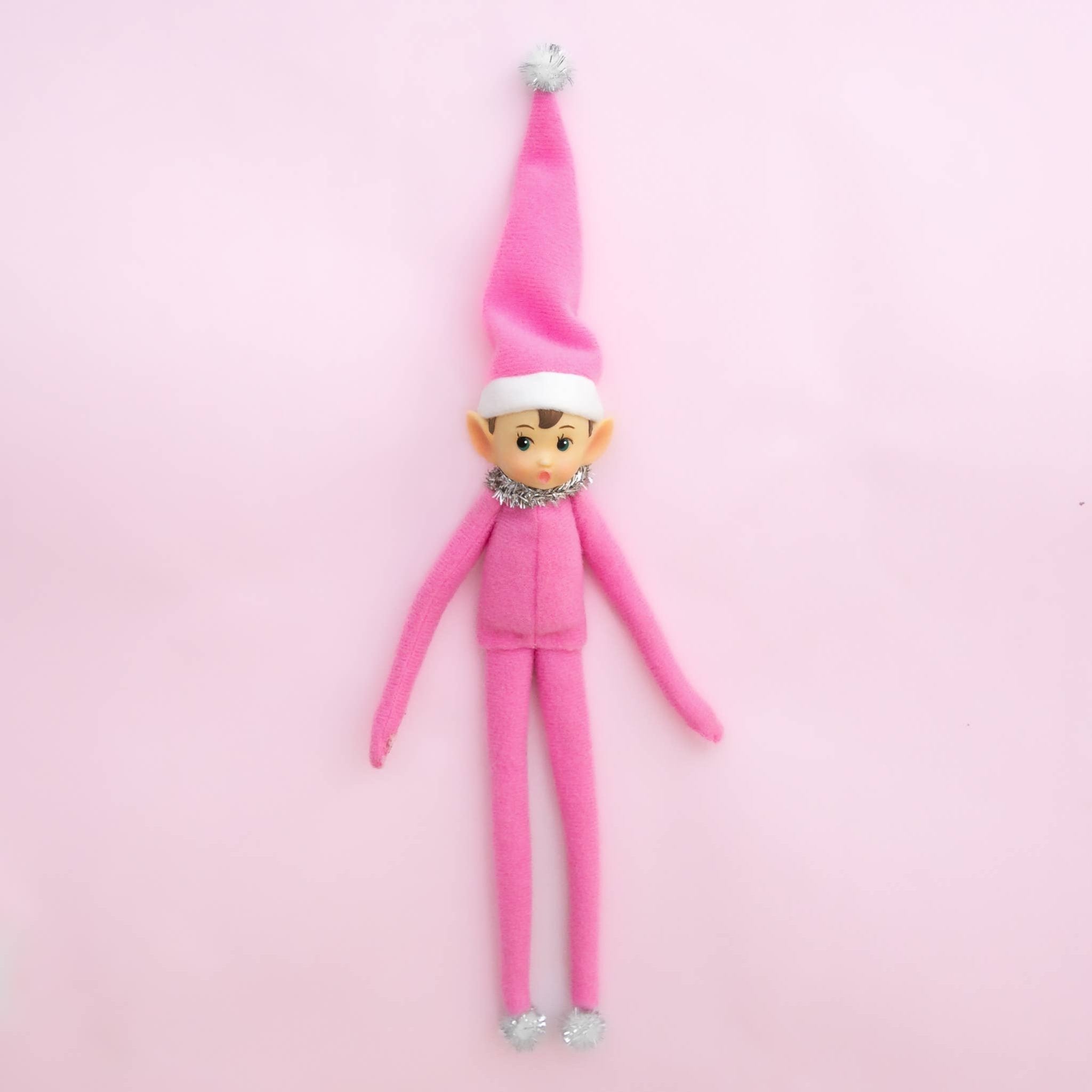 Merry Mable Pink Elf Ornament 11" - bubblegum market