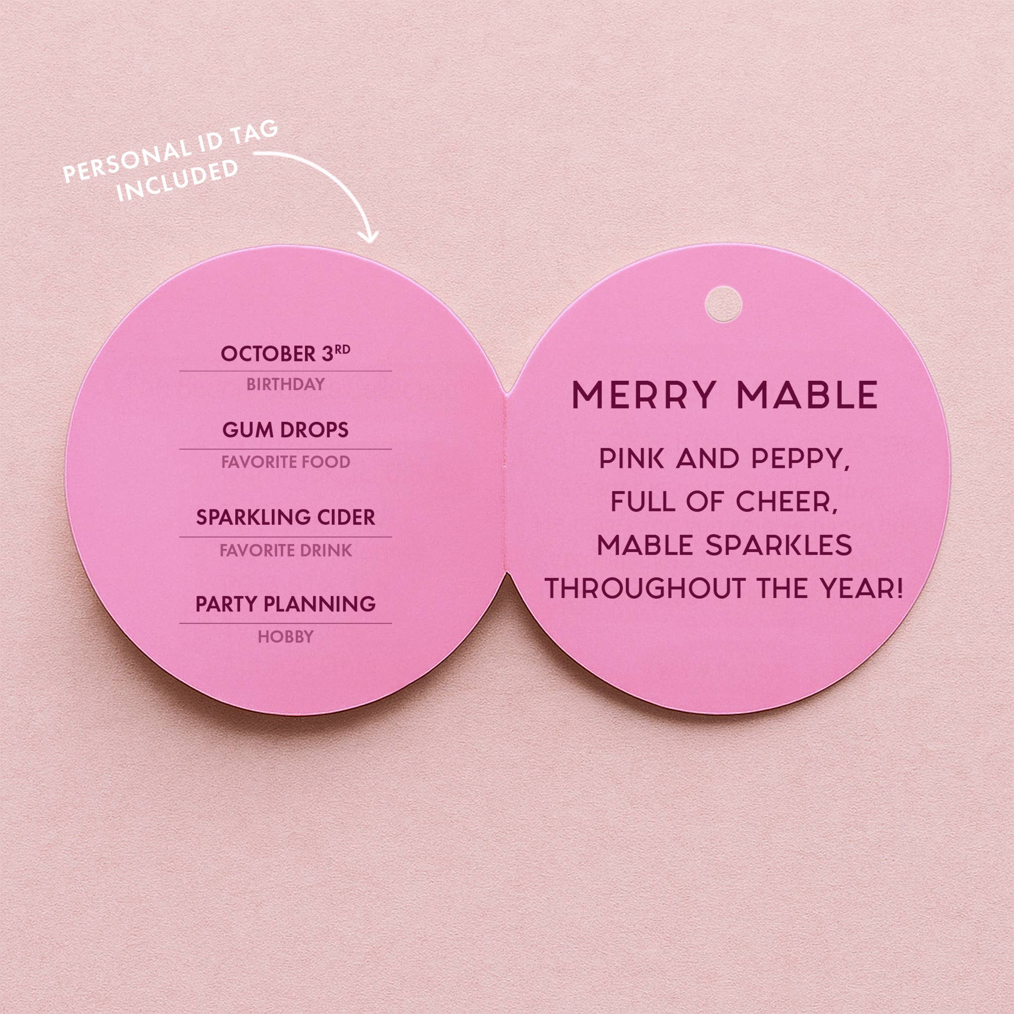 Merry Mable Pink Elf Ornament 11" - bubblegum market