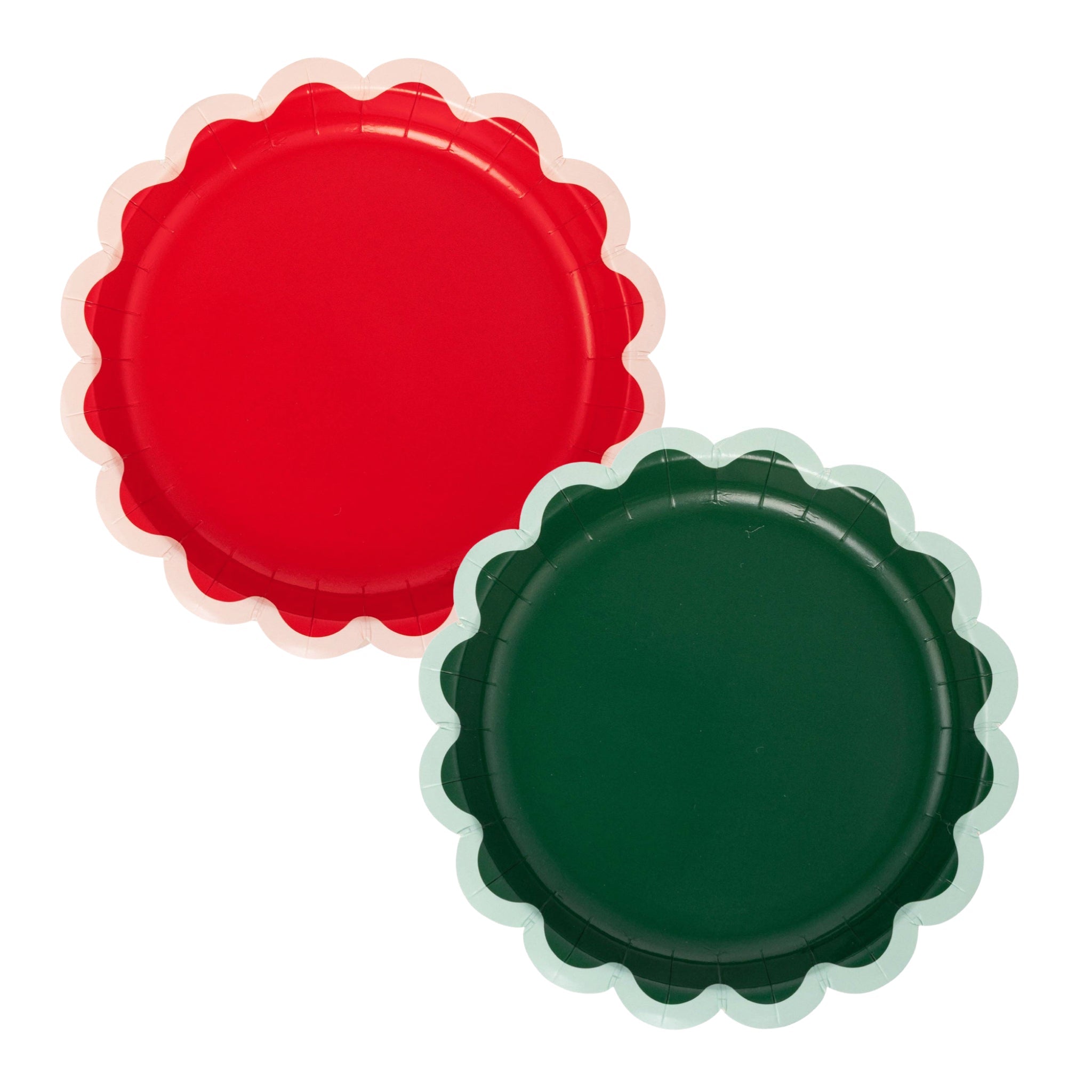 Merry Ric Rac Plates 7" - bubblegum market