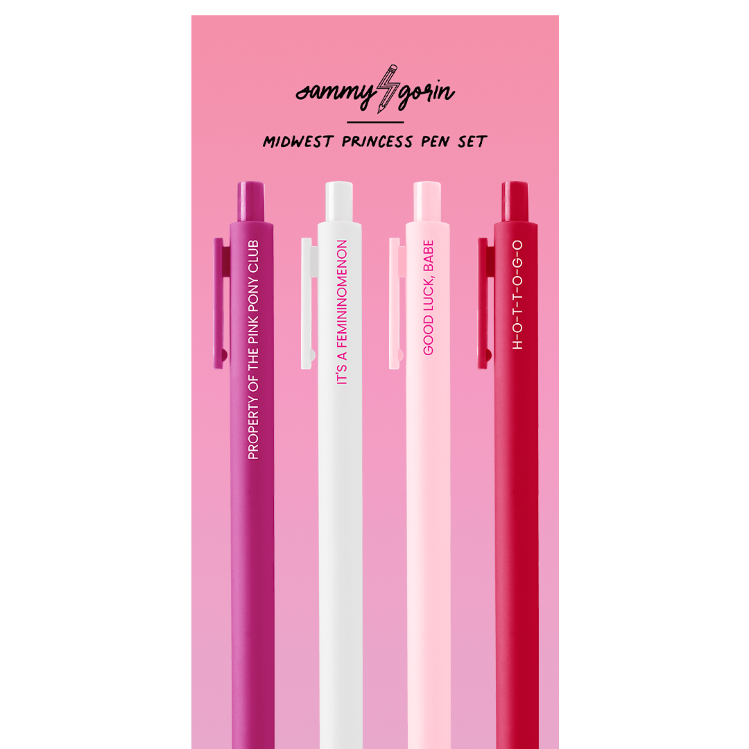 Midwest Princess Pen Set - bubblegum market