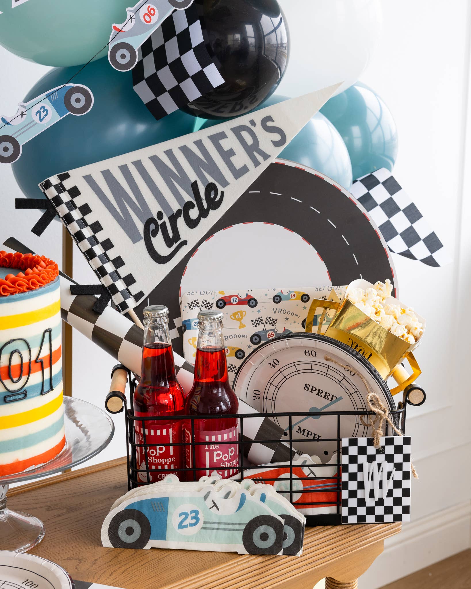 Miles Per Hour Winners Circle Felt Pennant - bubblegum market
