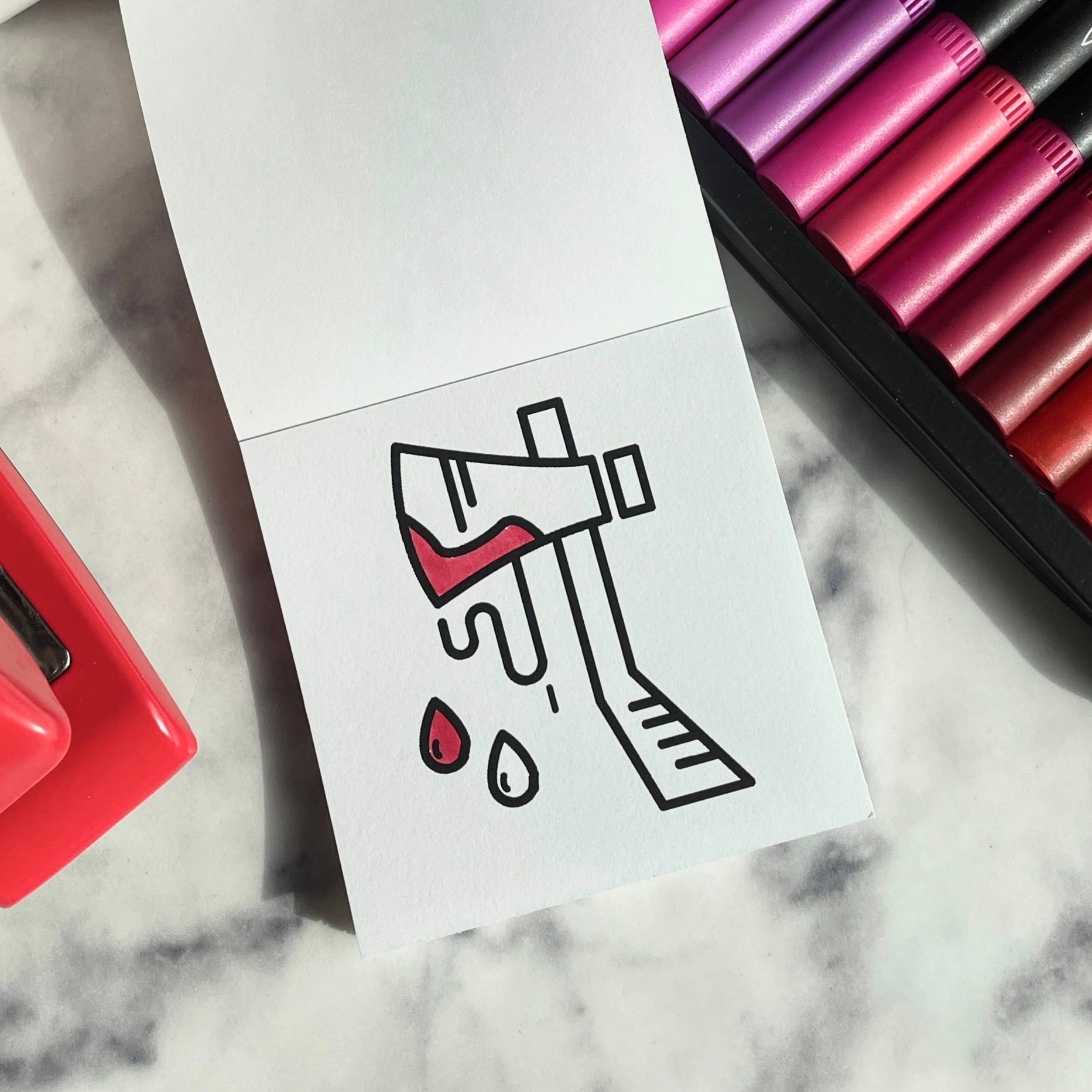 Mini Halloween Coloring Pad - bubblegum market