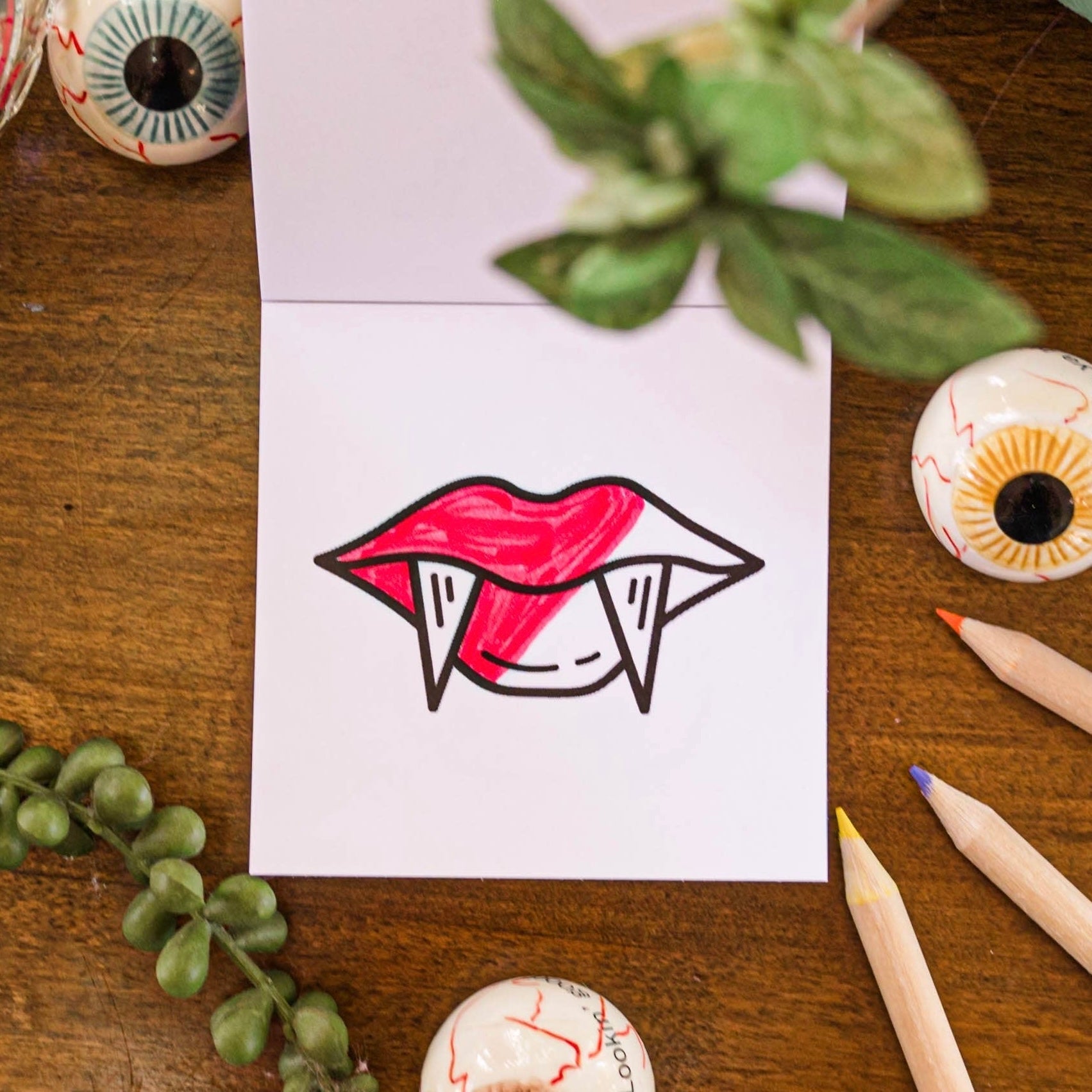 Mini Halloween Coloring Pad - bubblegum market