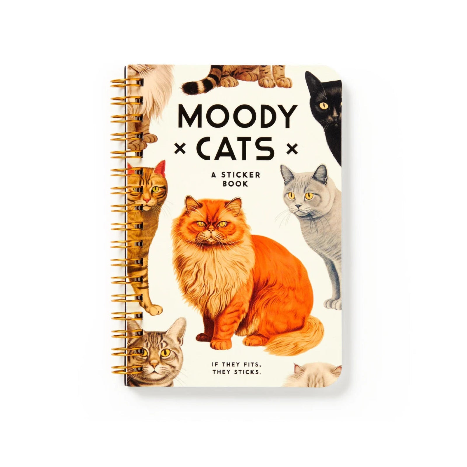 Moody Cats Sticker Book - bubblegum market