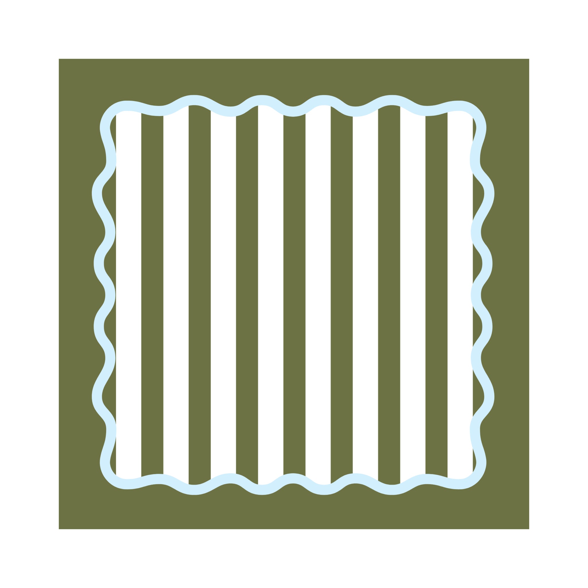 Moss Green Paper Placemats - bubblegum market