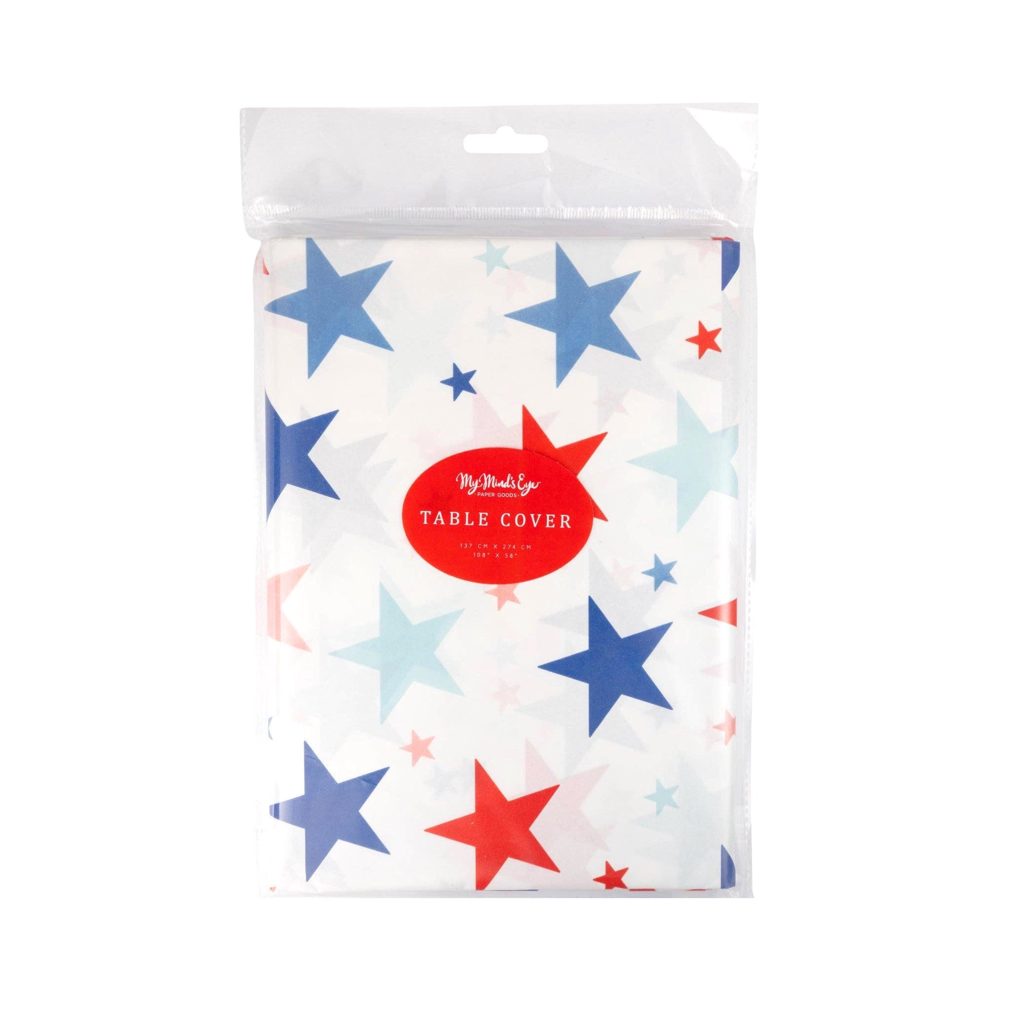 Multi - Colored Stars Paper Table Cover - bubblegum market