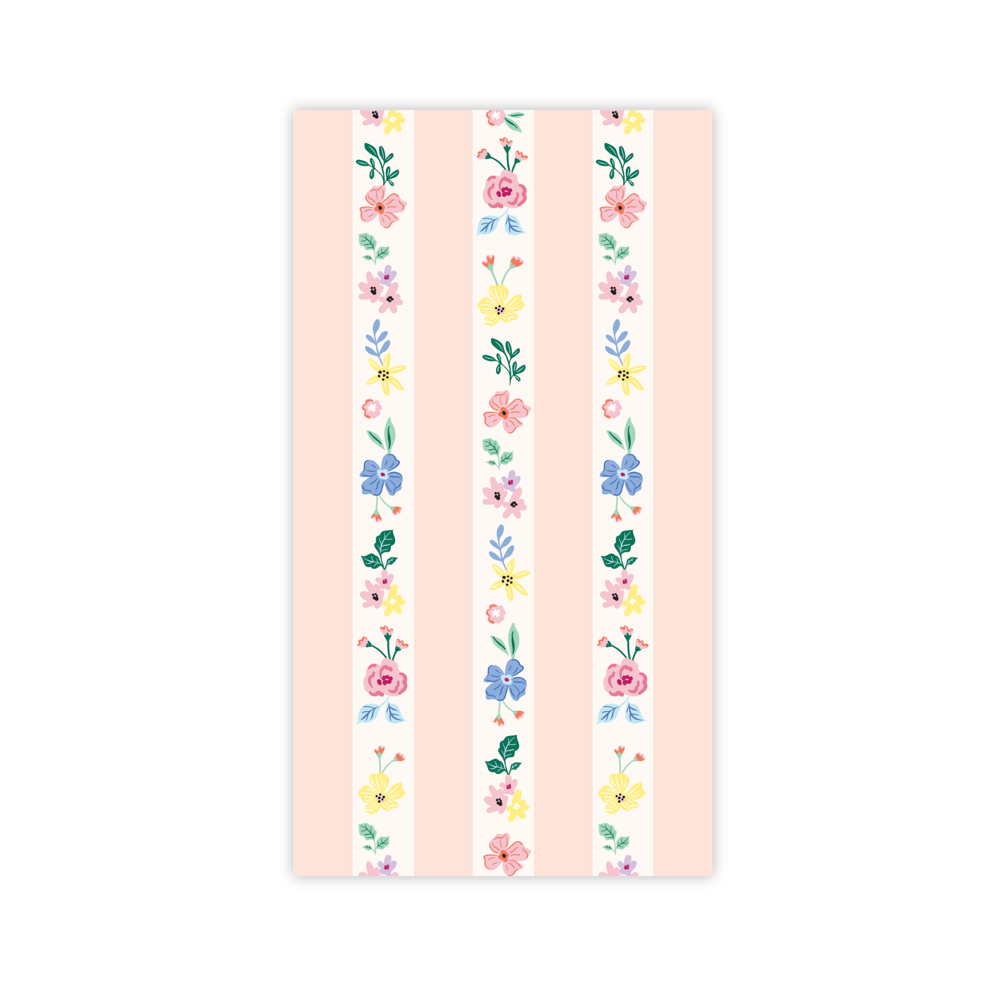 Multicolor Elegant Floral Guest Towel Napkins - bubblegum market