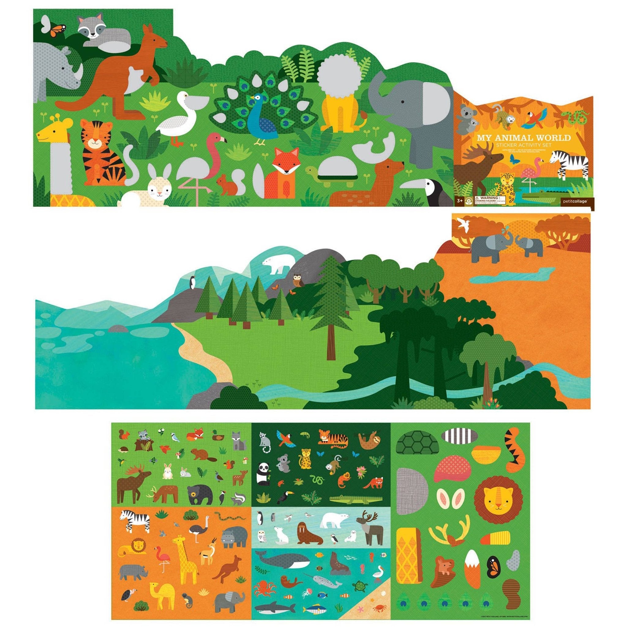 My Animal World Sticker Activity Set - bubblegum market
