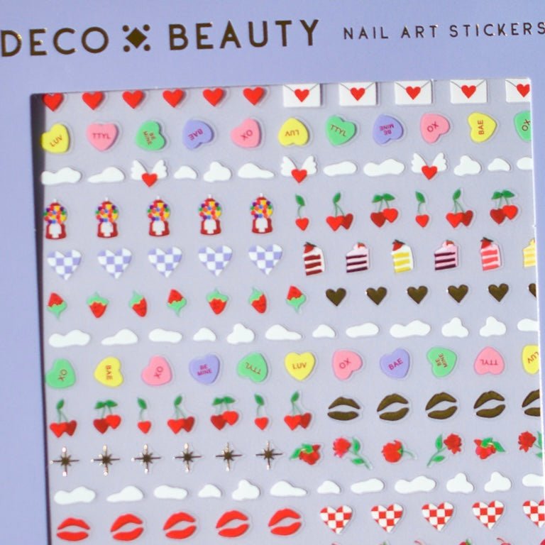 Nail Art Stickers: BE MINE - bubblegum market